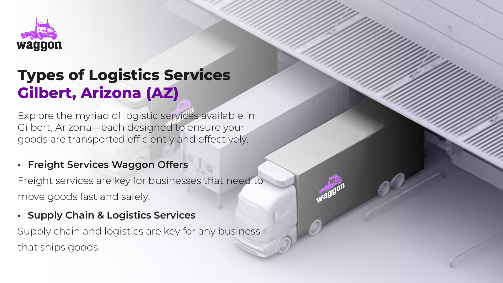 Types of Logistics Services in Gilbert, Arizona (AZ)