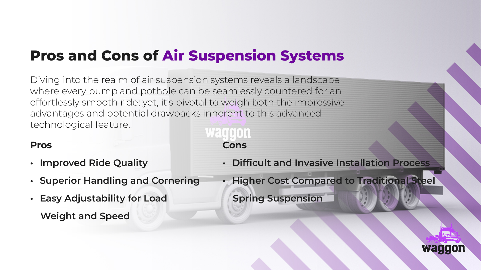 Air Ride Suspension - The Waggon Freight Dictionary