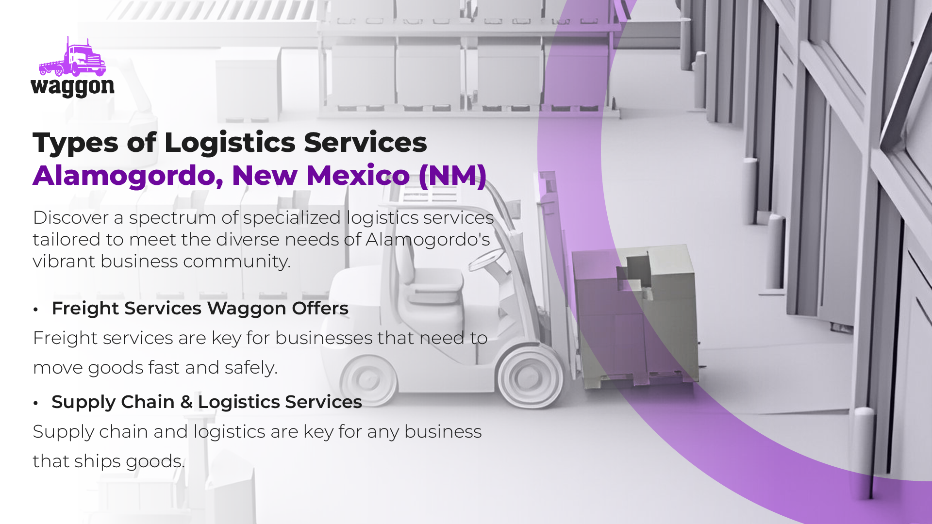 Types of Logistics Services in Alamogordo, New Mexico (NM)