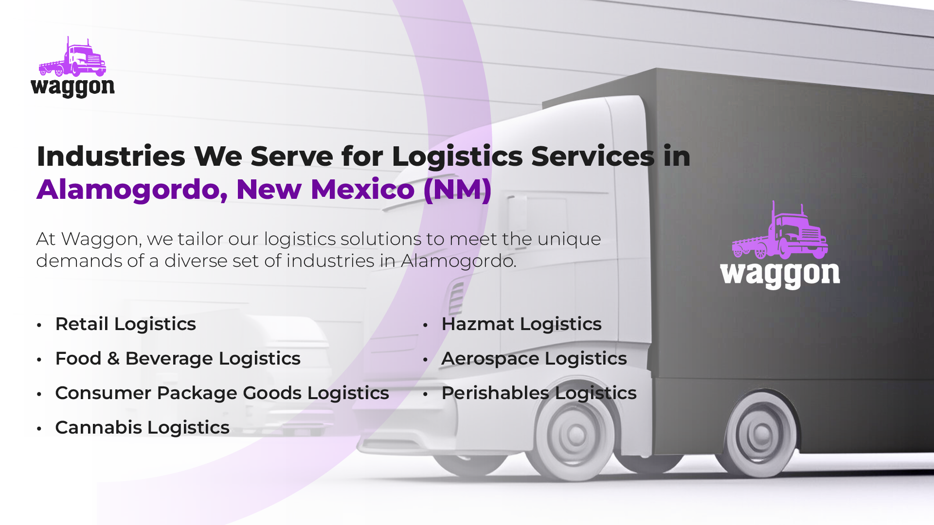 Industries We Serve for Logistics Services in Alamogordo, New Mexico (NM)