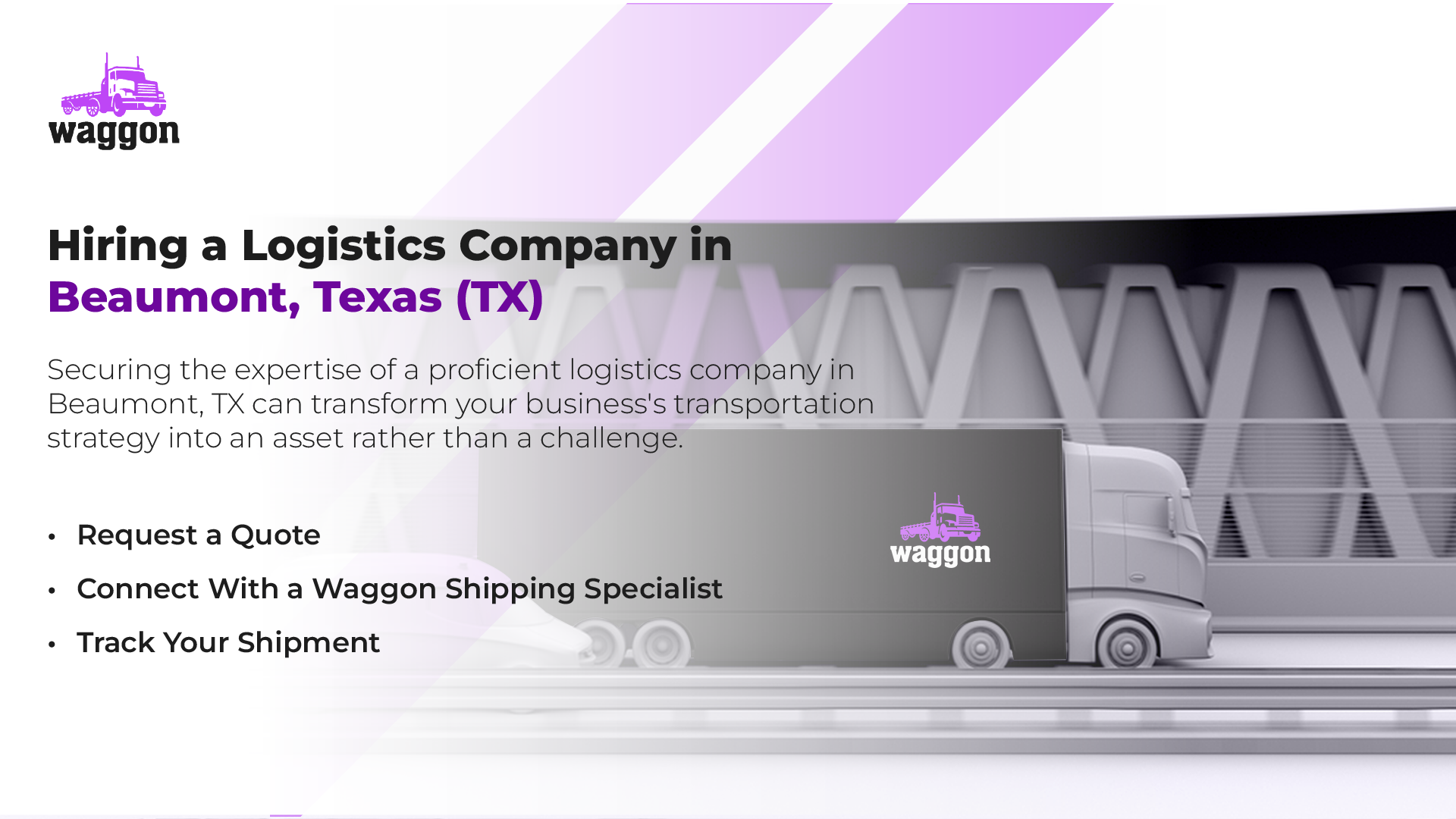 Hiring A Logistics Company in Beaumont, Texas (TX)