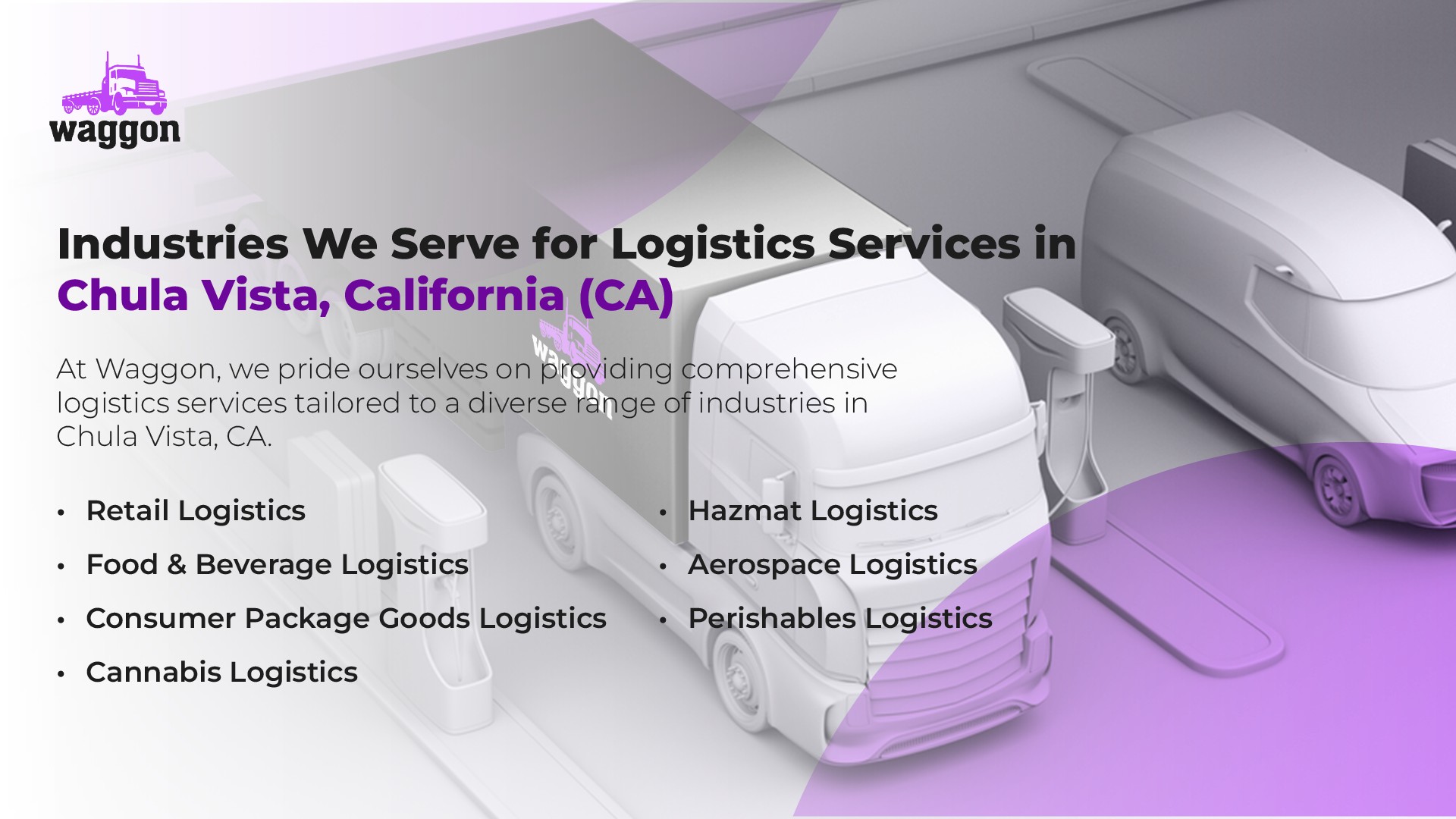 Industries We Serve for Logistics Services in Chula Vista, California (CA)