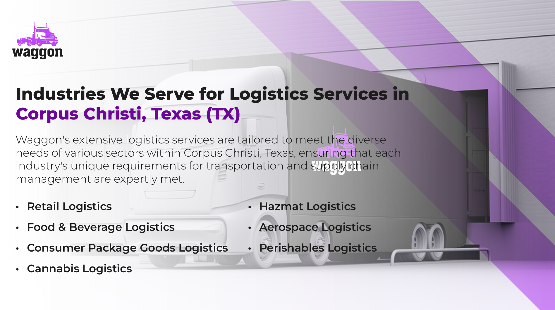 Industries We Serve for Logistics Services in Corpus Christi, Texas (TX)