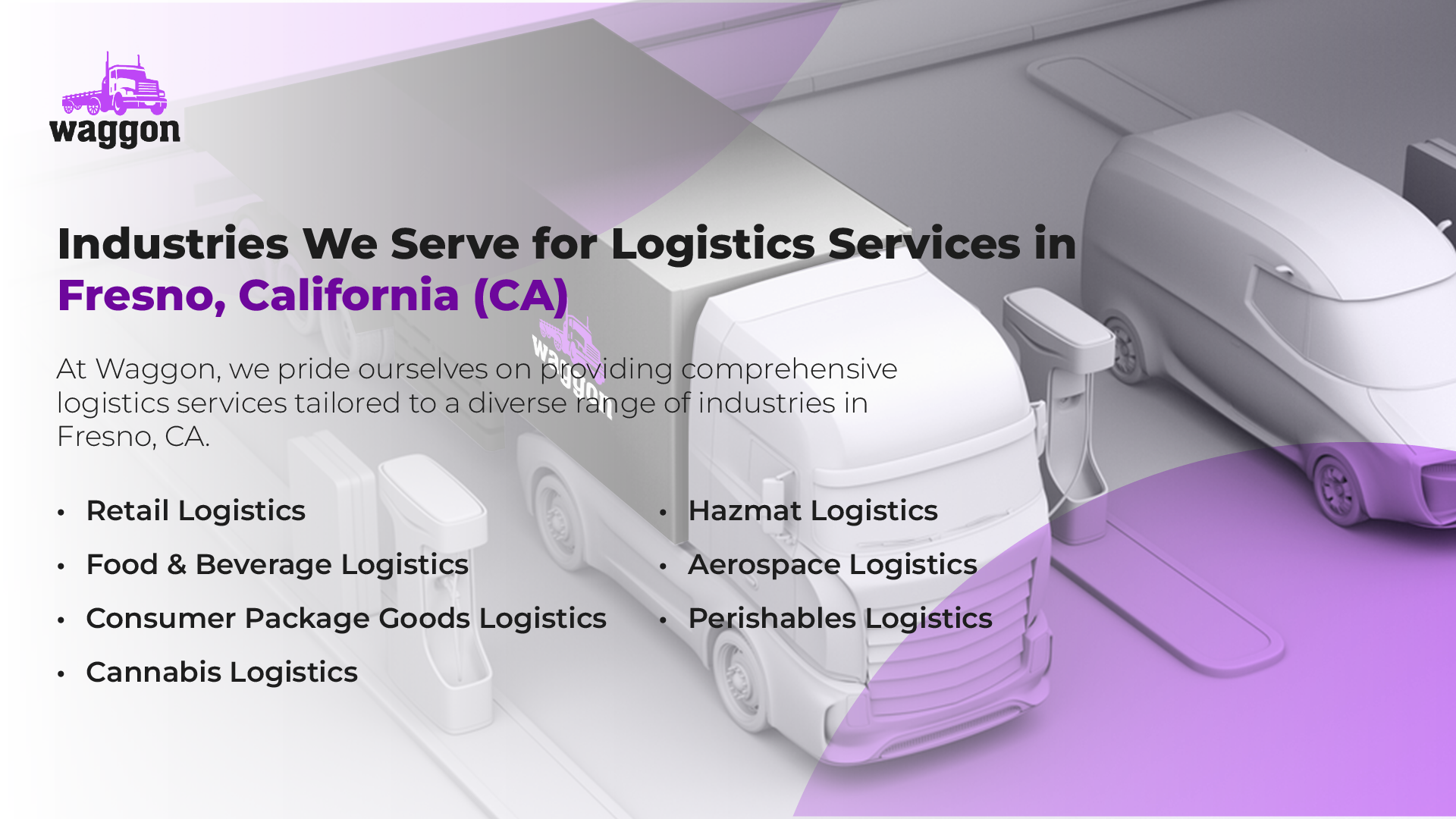 Industries We Serve for Logistics Services in Fresno, California (CA)