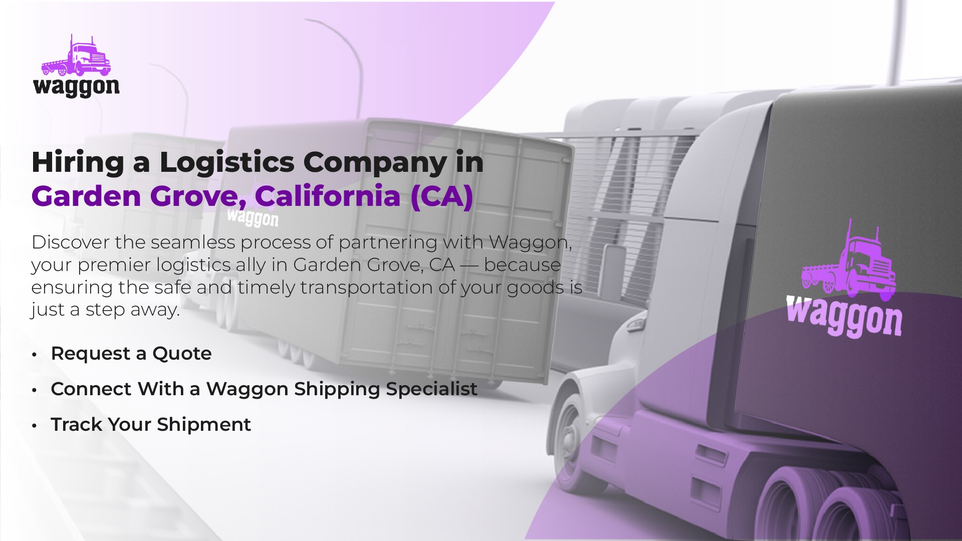 Hiring a Logistics Company in Garden Grove, California (CA)