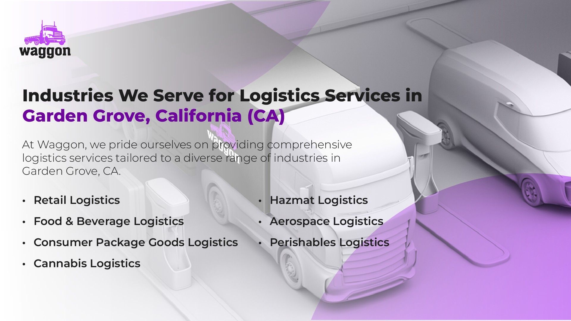 Industries We Serve for Logistics Services in Garden Grove, California (CA)