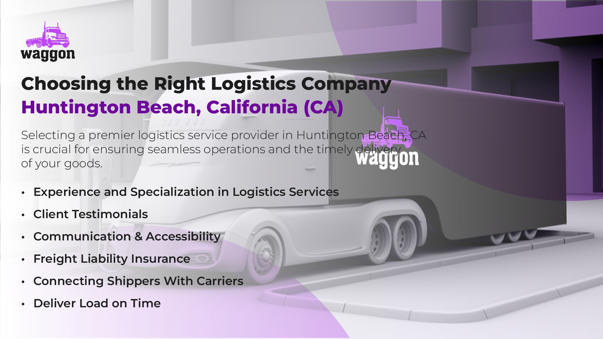 Choosing the Right Logistics Company in Huntington Beach, California (CA)