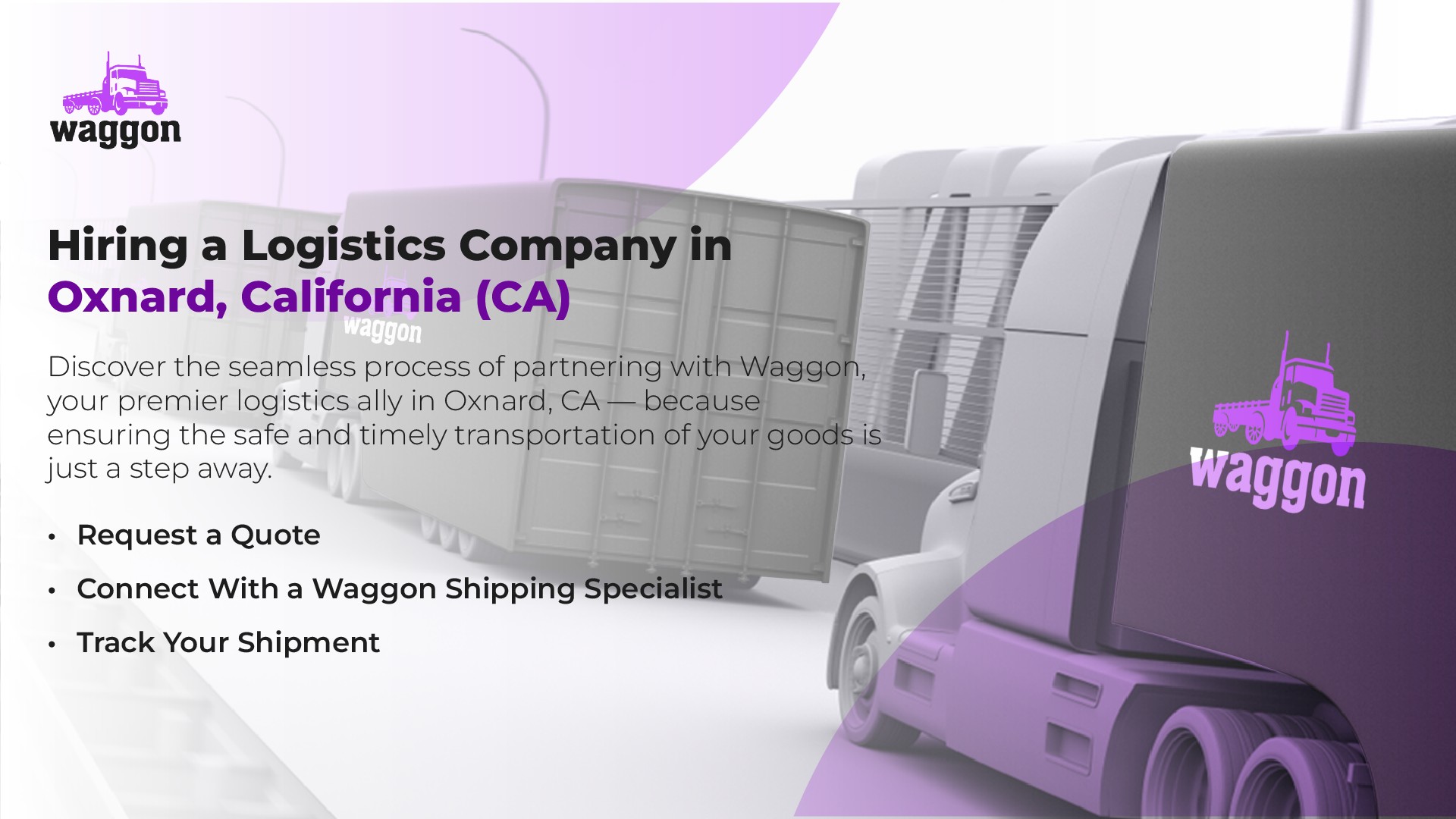 Hiring a Logistics Company in Oxnard, California (CA)