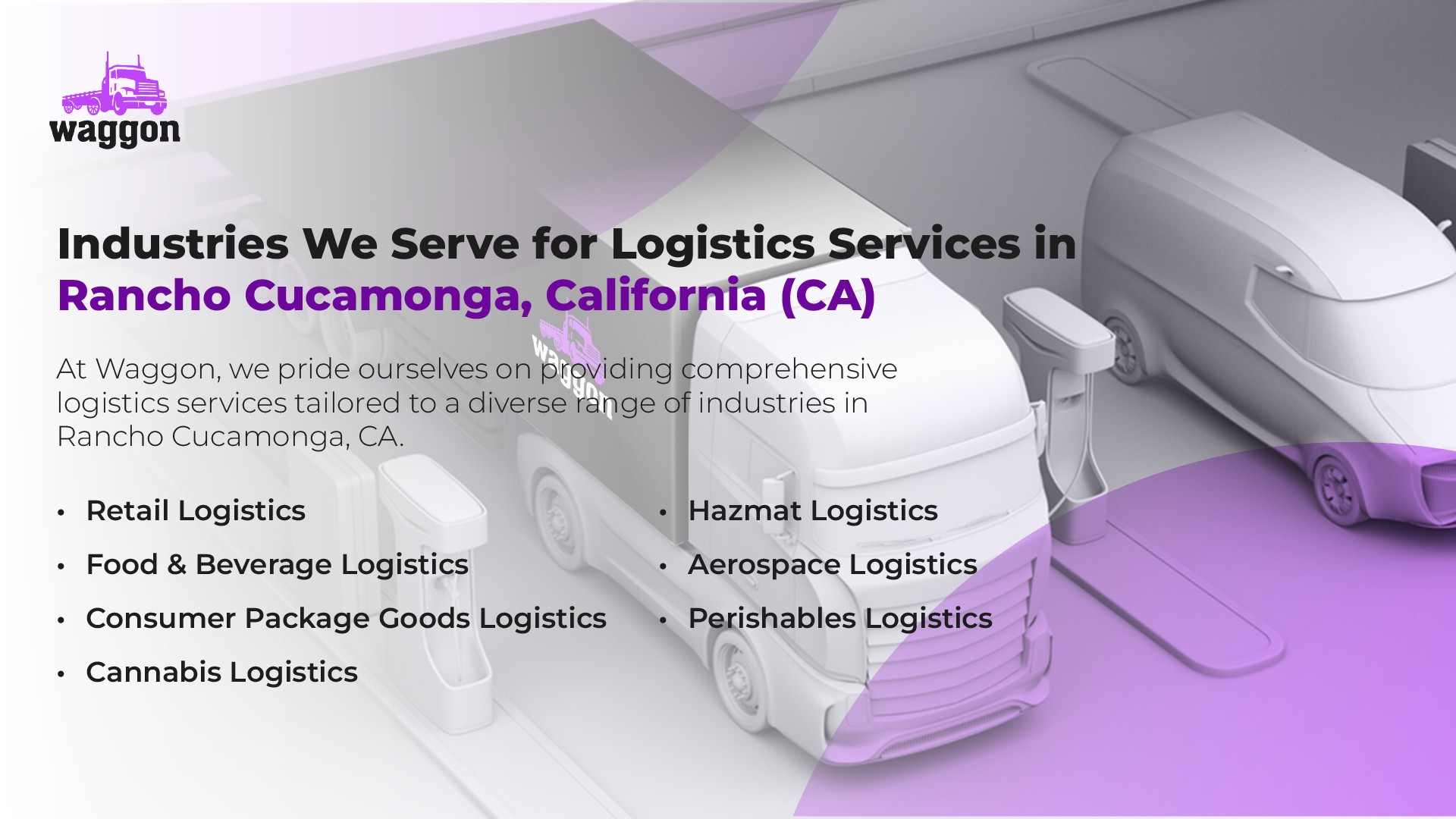 Industries We Serve for Logistics Services in Rancho Cucamonga, California (CA)