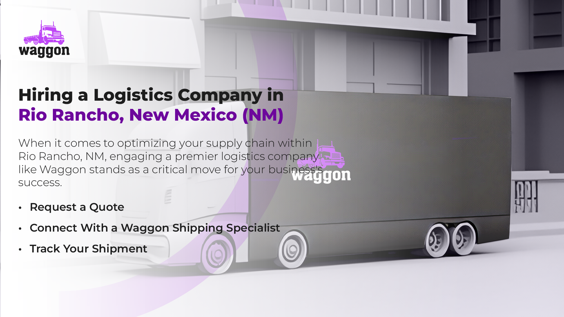 Hiring A Logistics Company in Rio Rancho, New Mexico (NM)