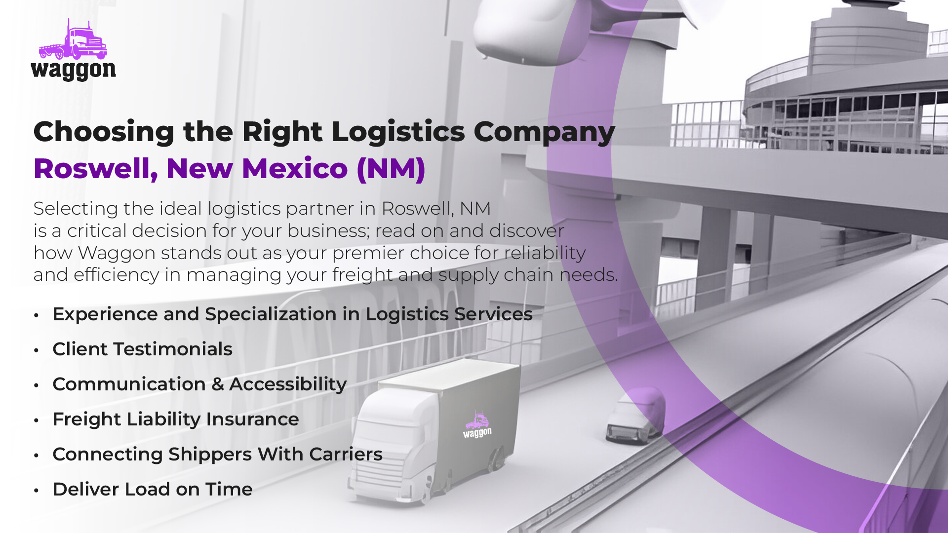 Choosing the Right Logistics Company in Roswell, New Mexico (NM)