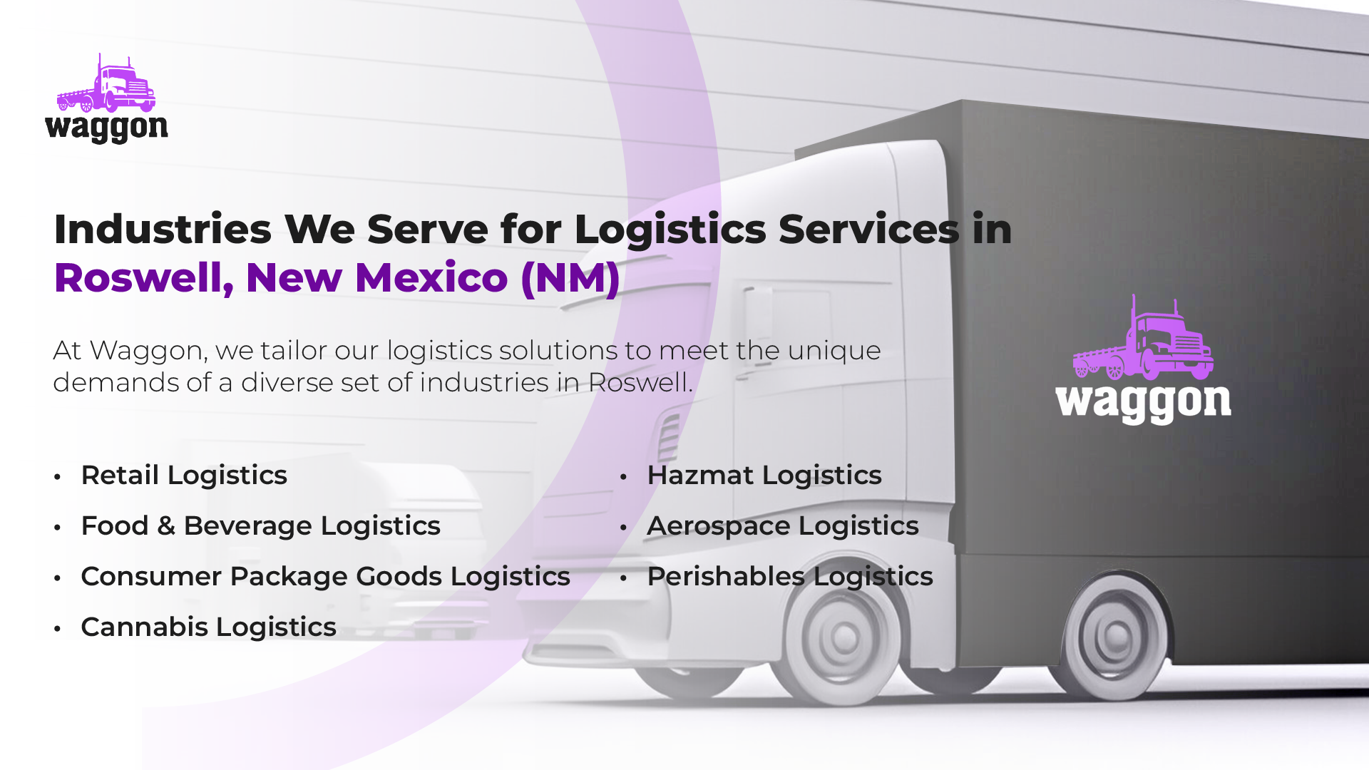 Industries We Serve for Logistics Services in Roswell, New Mexico (NM)