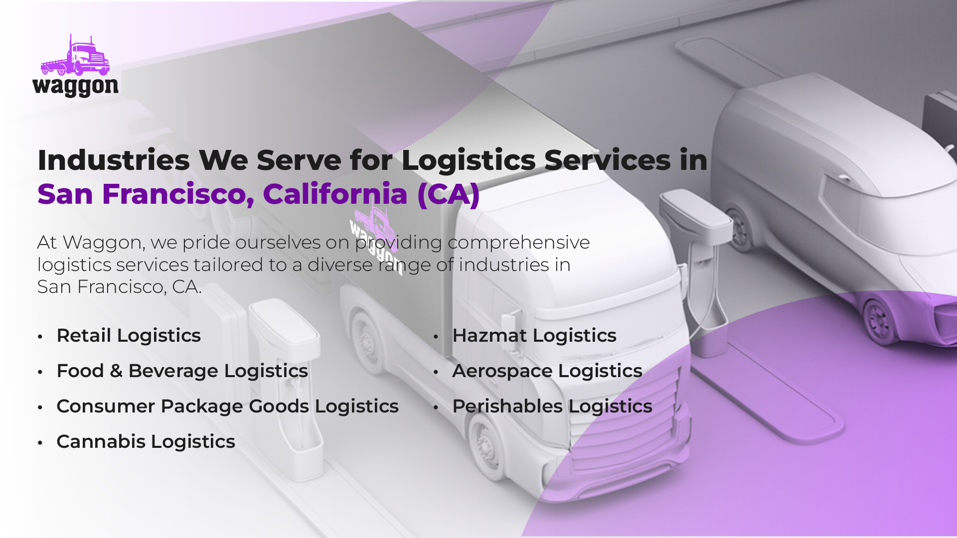 Industries We Serve for Logistics Services in San Francisco, California (CA)