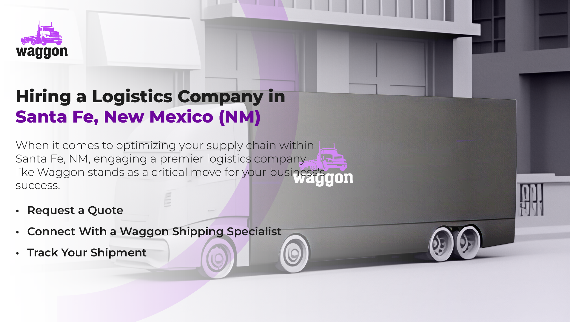 Hiring A Logistics Company in Santa Fe, New Mexico (NM)