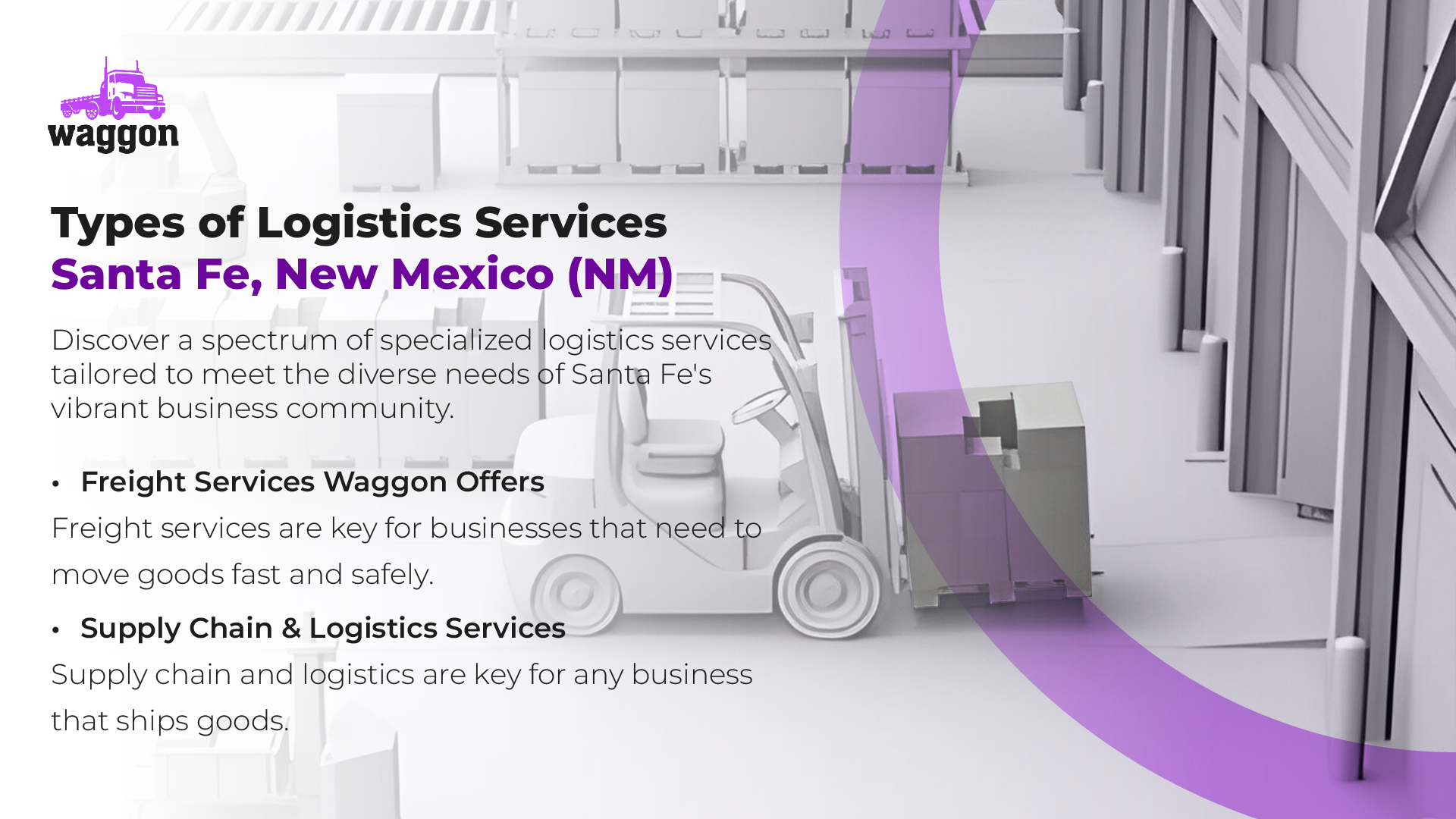 Types of Logistics Services in Santa Fe, New Mexico (NM)