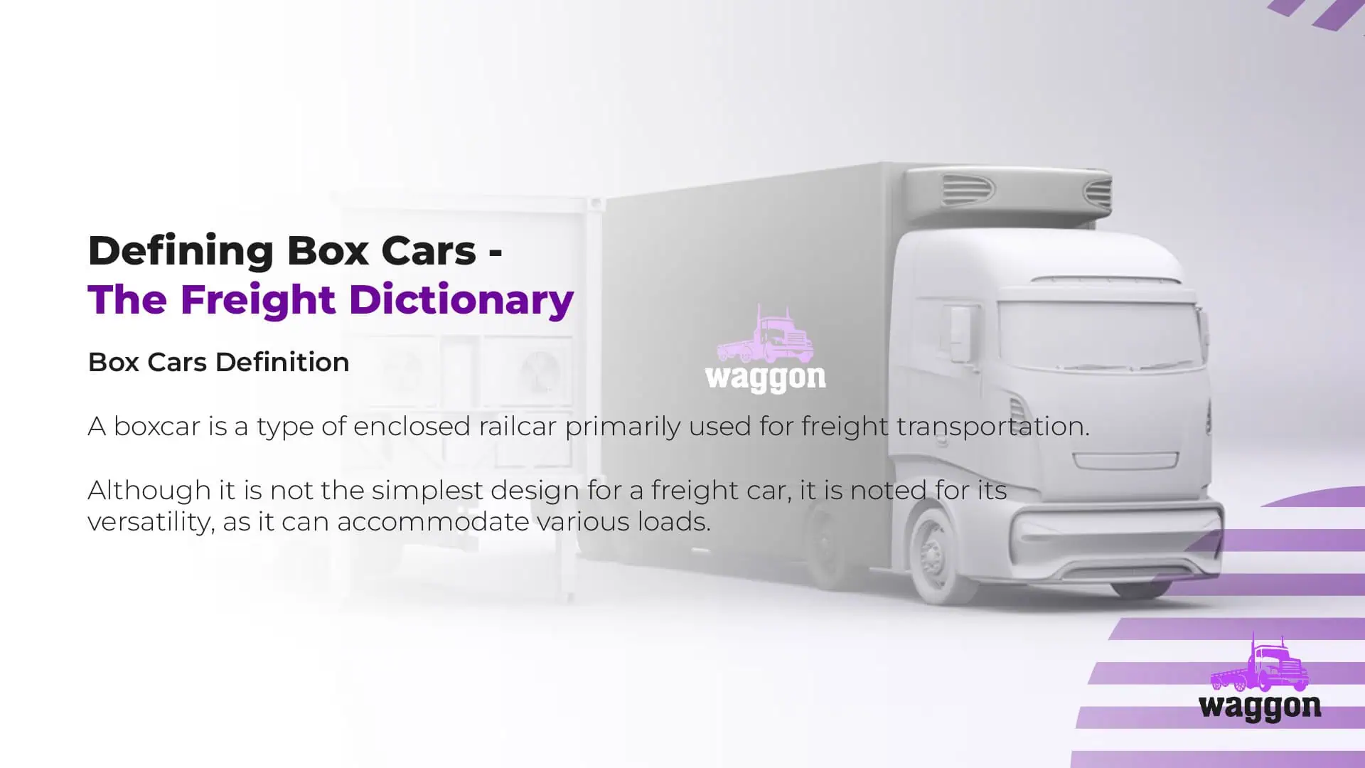 Box Cars - Controlled - The Waggon Freight Dictionary2