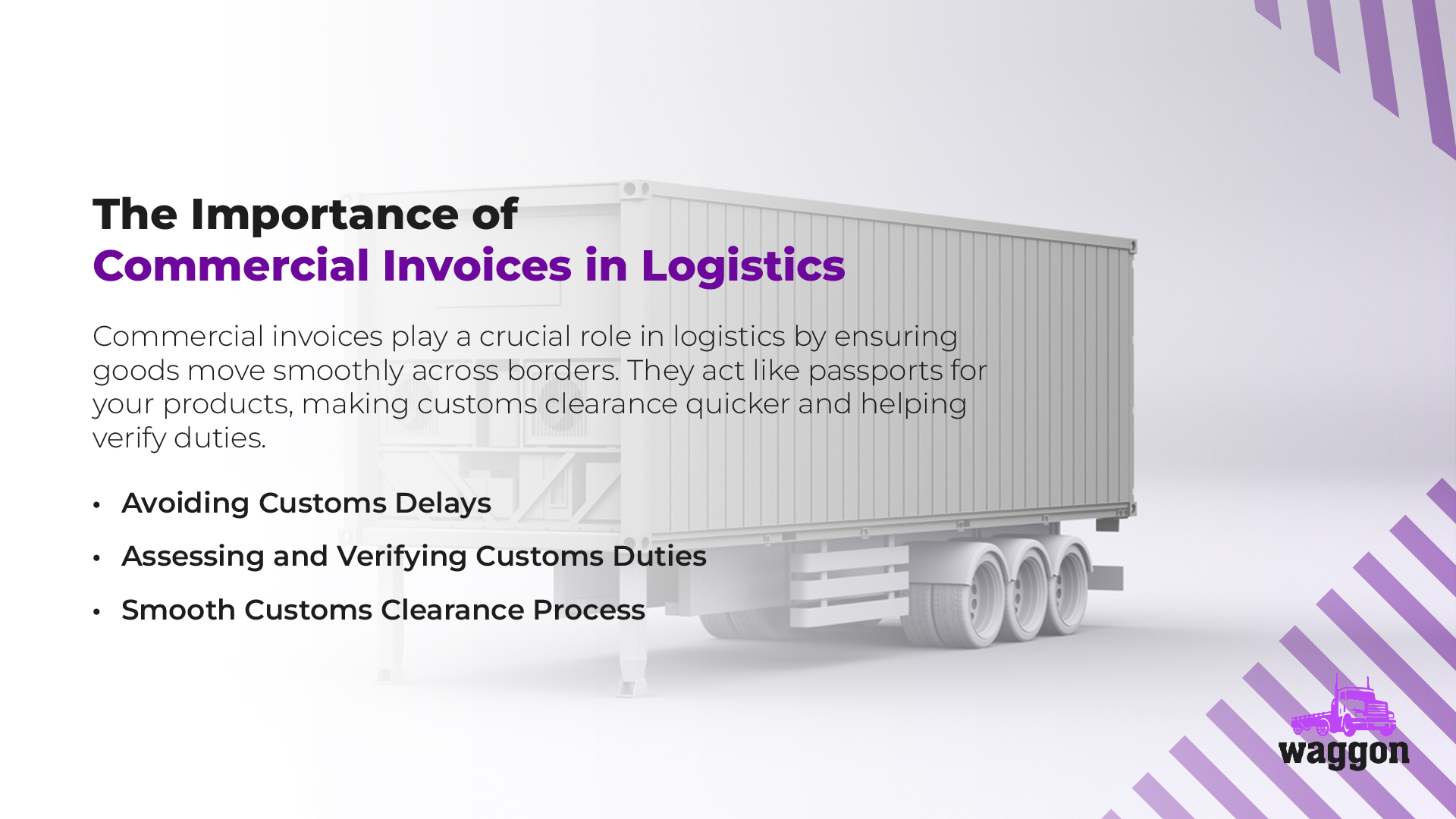 Commercial Invoice - The Waggon Freight Dictionary