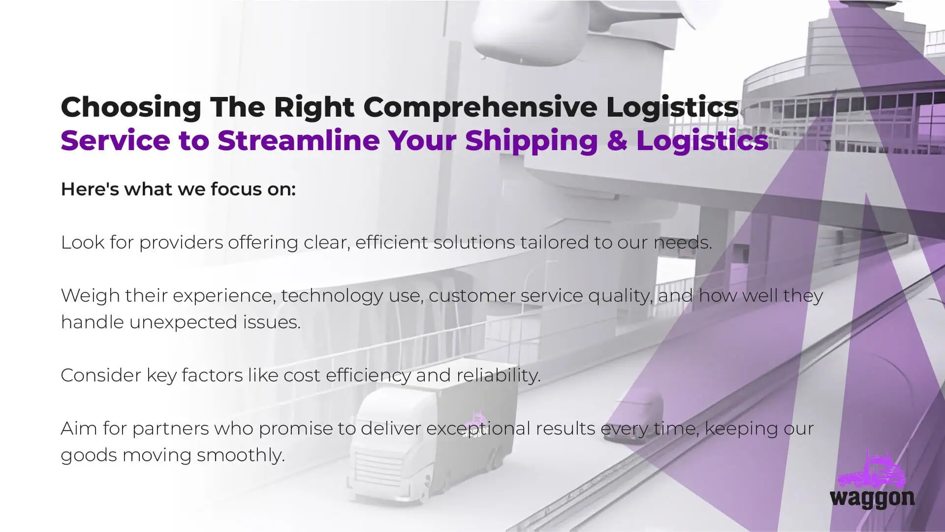 Comprehensive Logistics - Controlled - The Waggon Freight Dictionary3