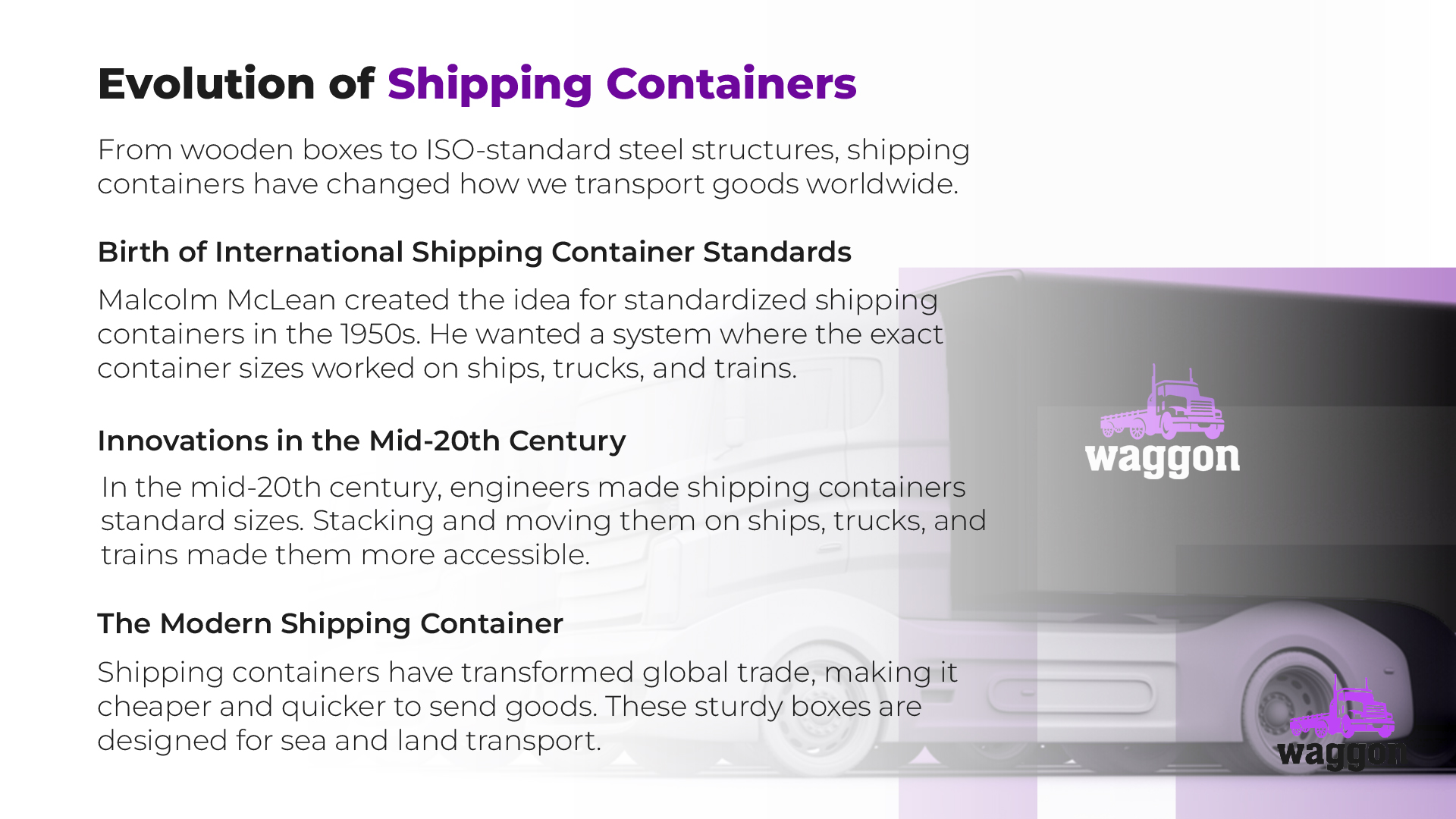 Container - The Waggon Freight Dictionary