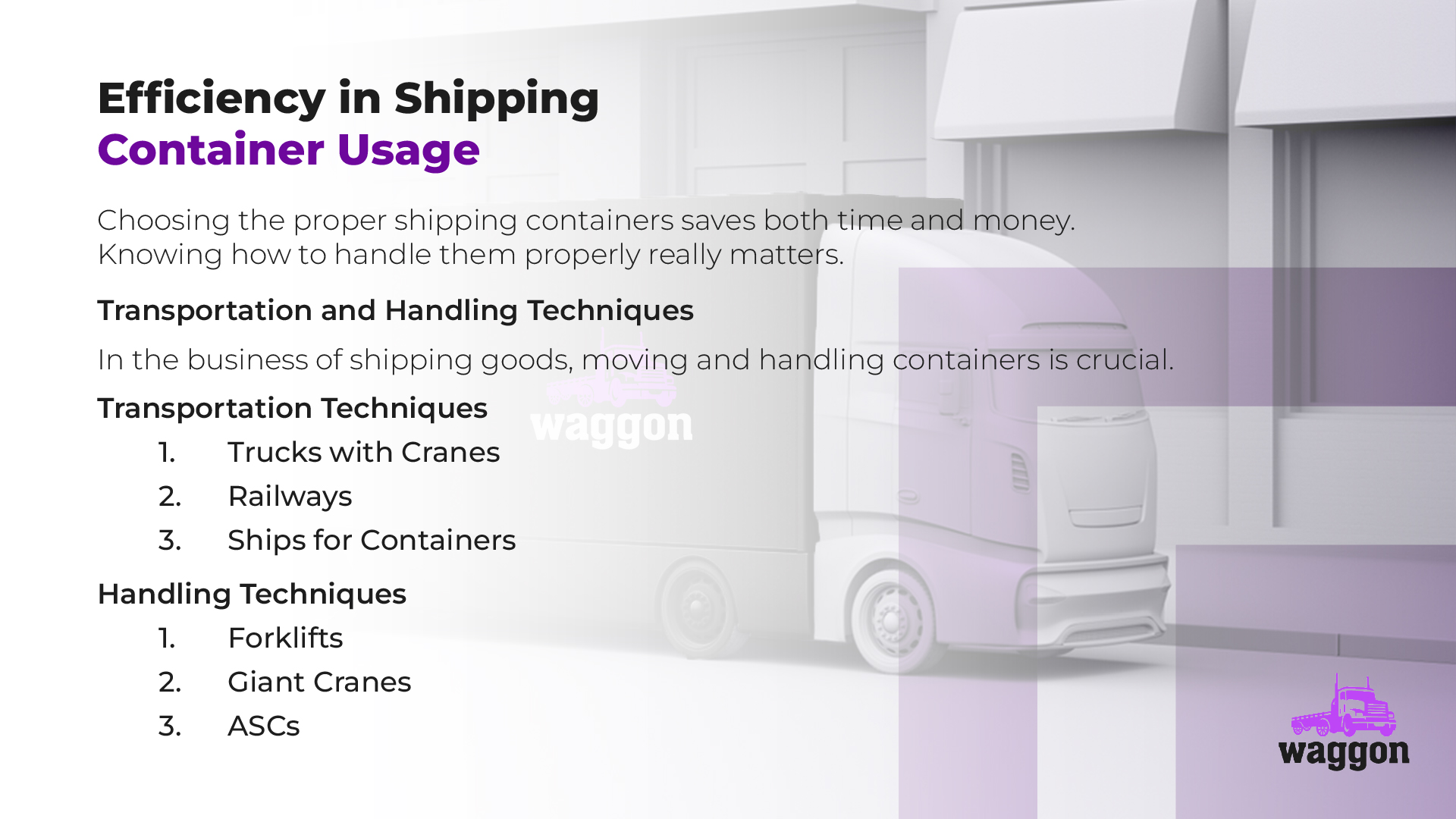 Container - The Waggon Freight Dictionary