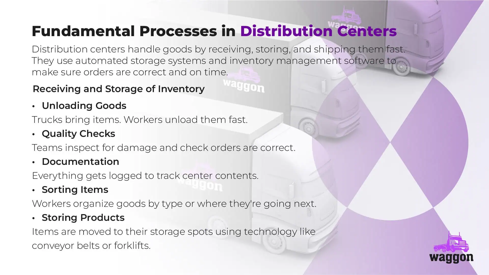 Distribution Center - The Waggon Freight Dictionary3