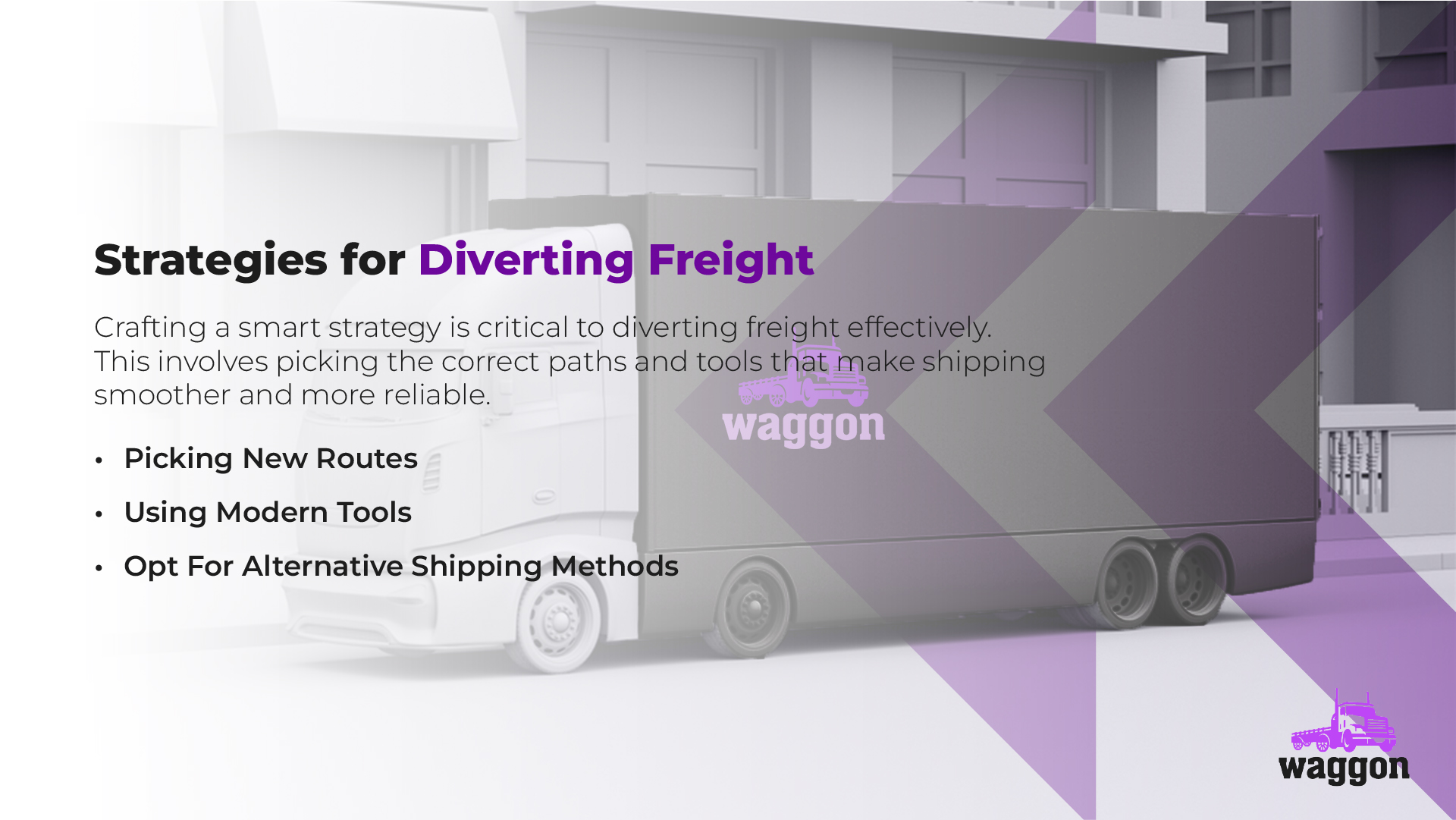 Freight Diversion - The Waggon Freight Dictionary