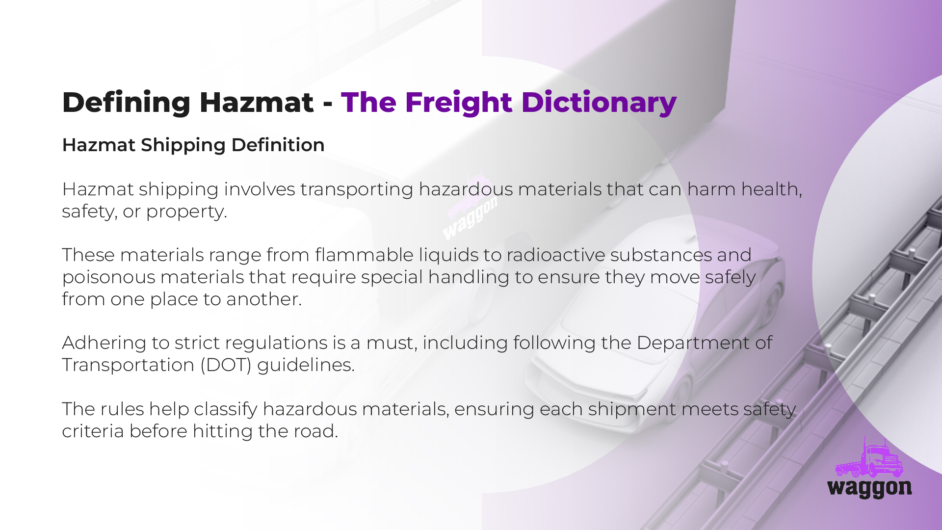 Hazmat - The Waggon Freight Dictionary2