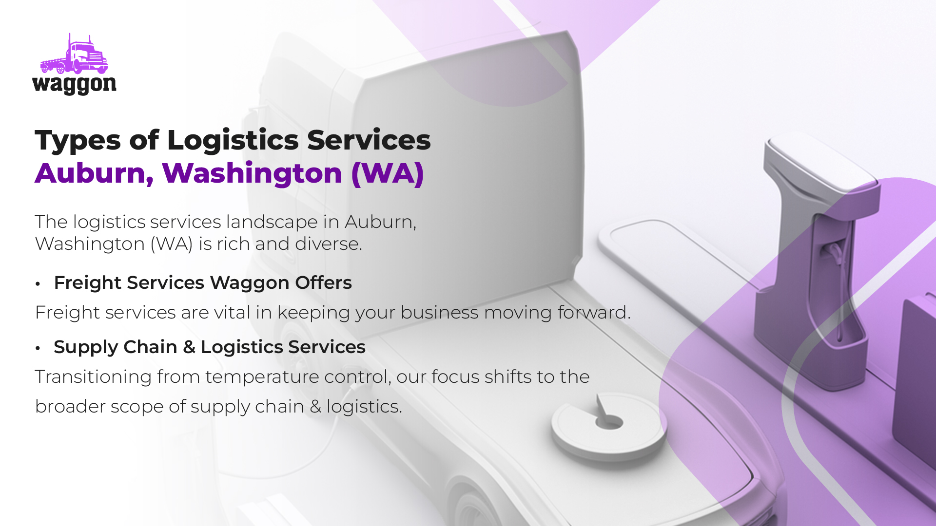 Types of Logistics Services in Auburn, Washington (WA)