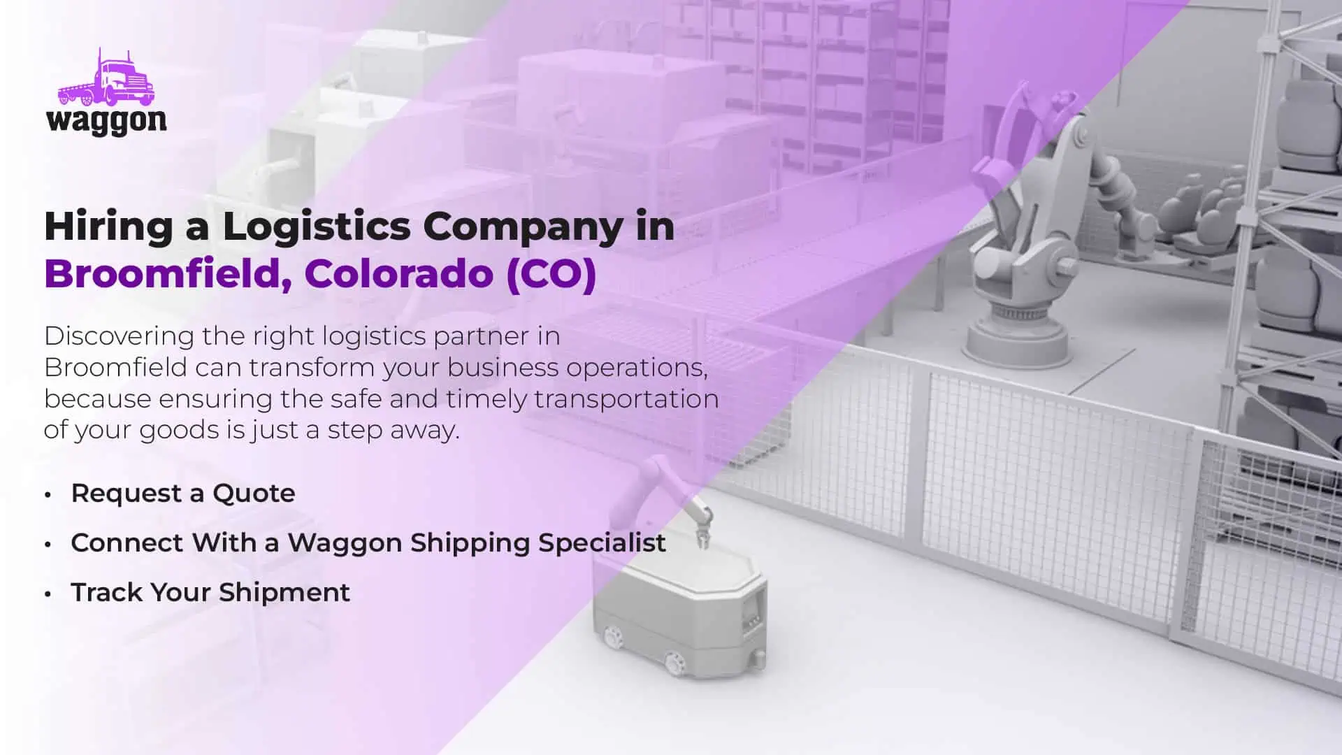 Hiring a Logistics Company in Broomfield, Colorado (CO)