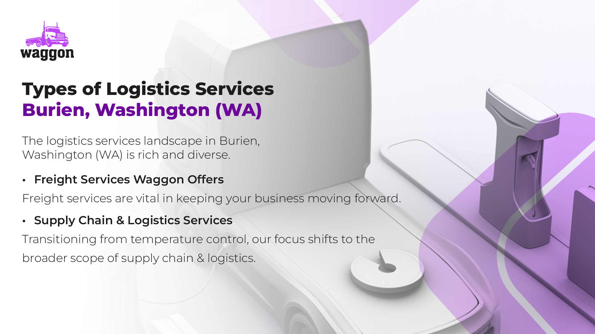 Types of Logistics Services in Burien, Washington (WA)