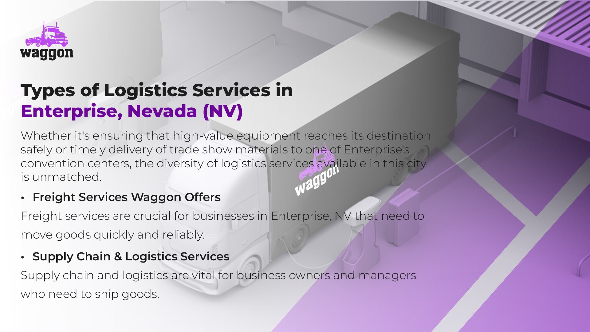 Types of Logistics Services in Enterprise, Nevada (NV)