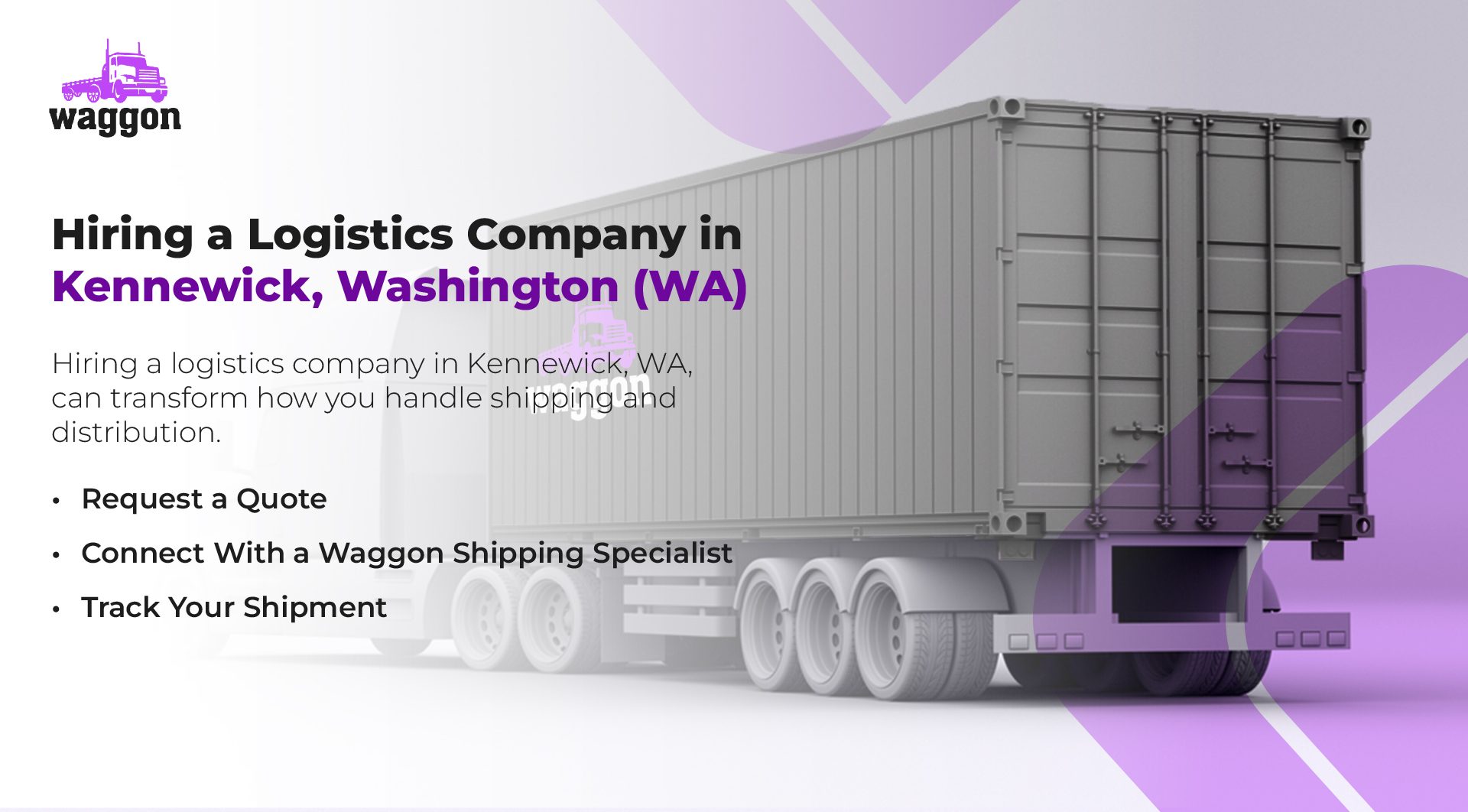 Hiring a Logistics Company in Kennewick, Washington (WA)