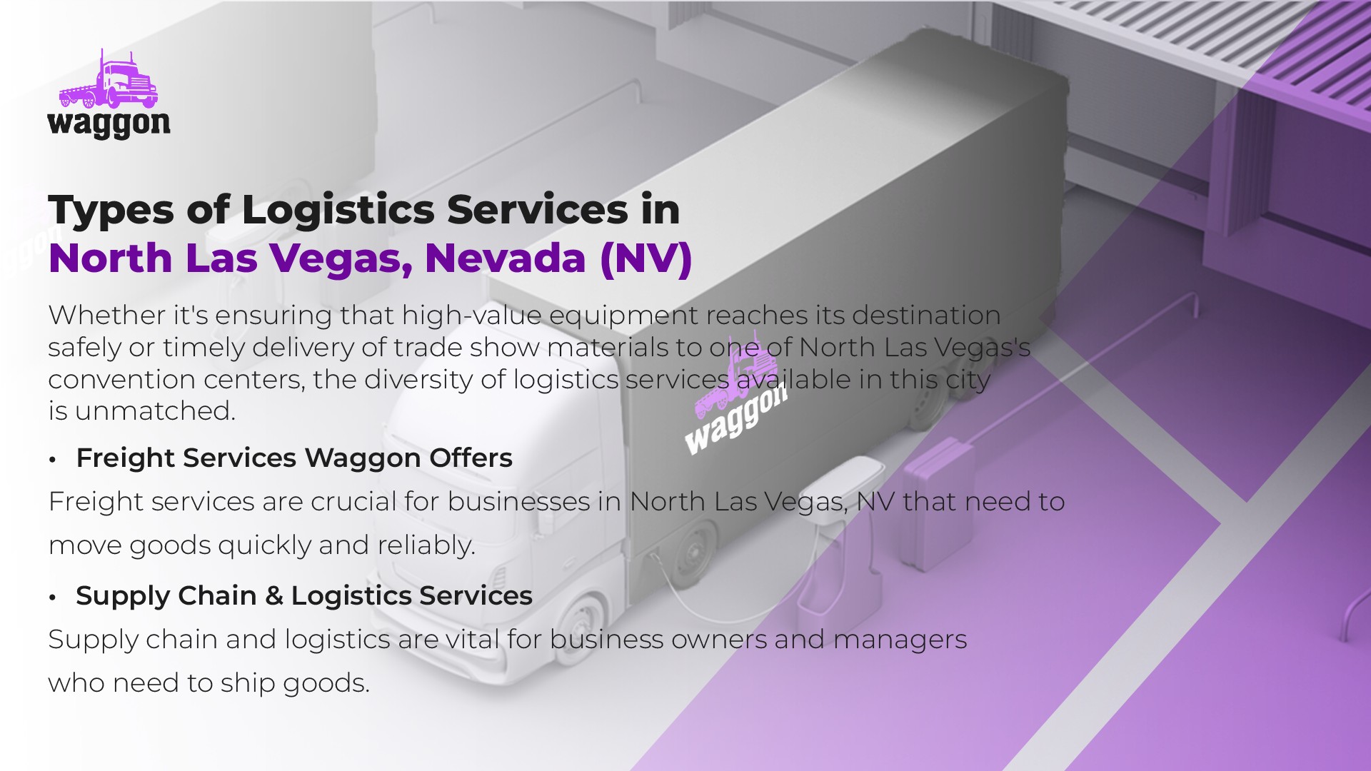 Types of Logistics Services in North Las Vegas, Nevada (NV)