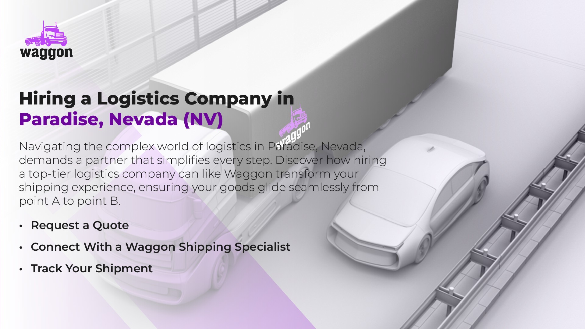 Hiring a Logistics Company in Paradise, Nevada (NV)