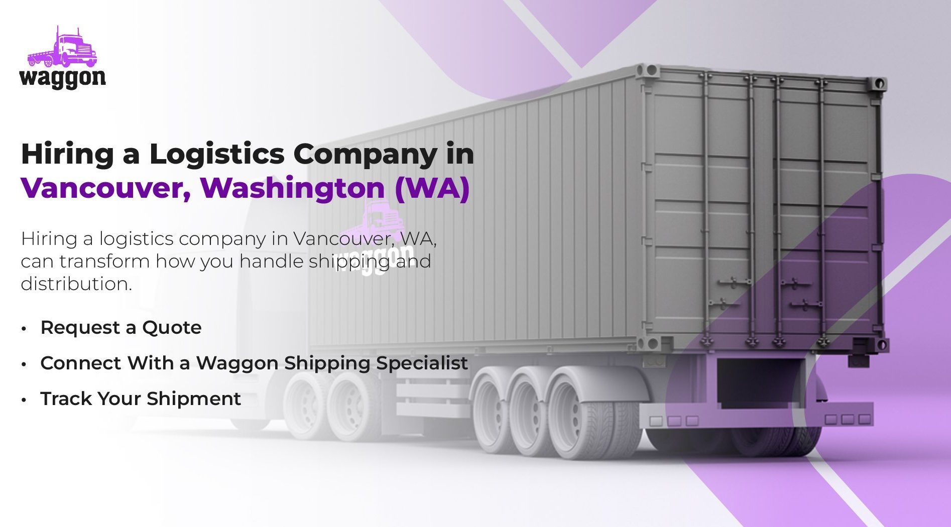 Hiring a Logistics Company in Vancouver, Washington (WA)