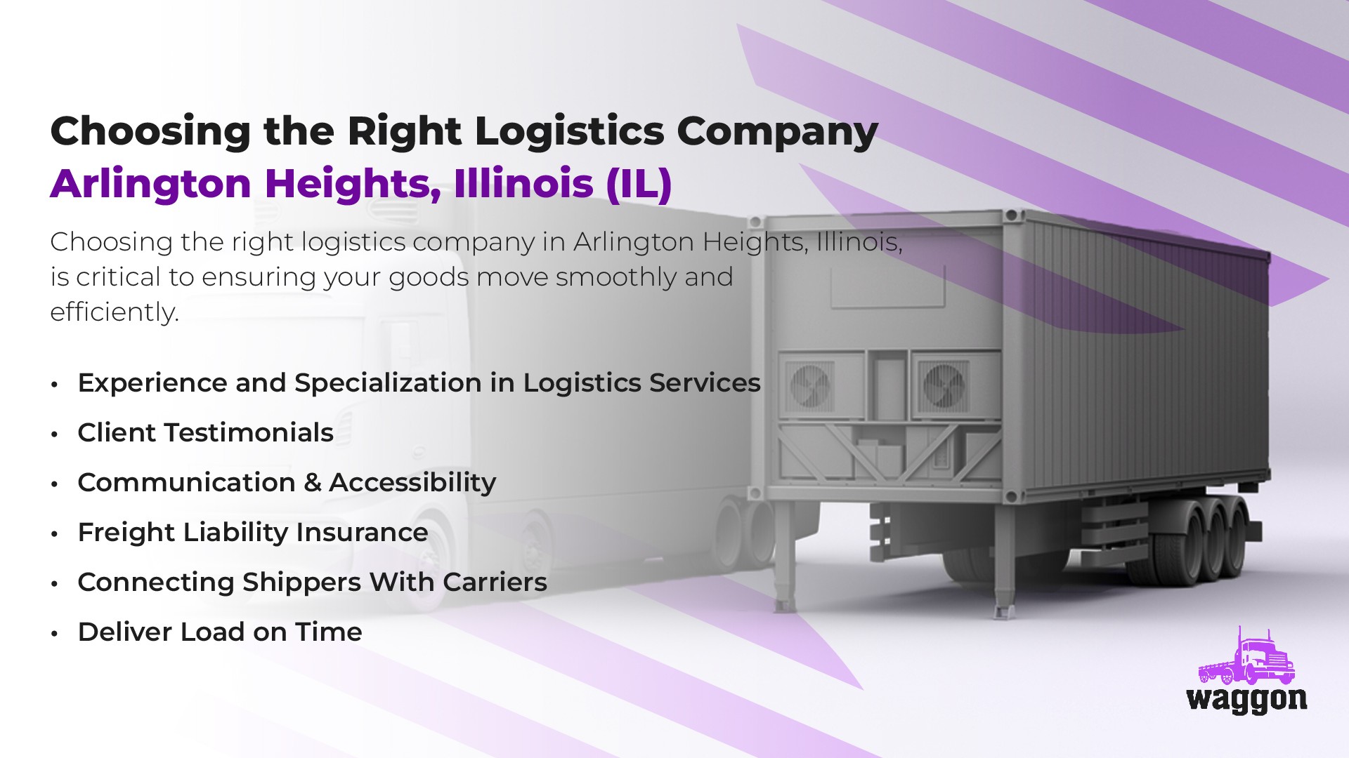 Choosing the Right Logistics Company in Arlington Heights, Illinois (IL)