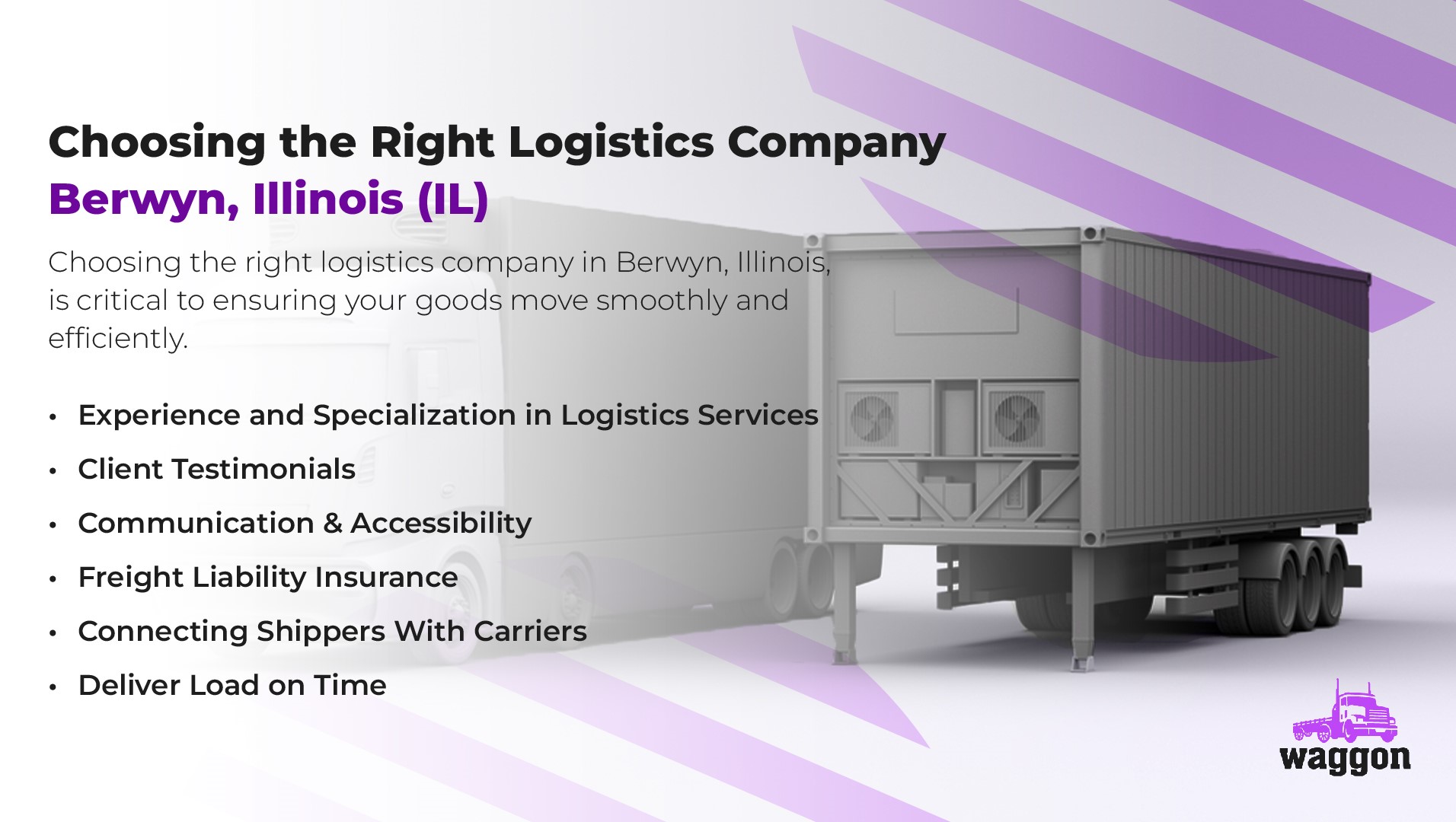 Choosing the Right Logistics Company in Berwyn, Illinois (IL)