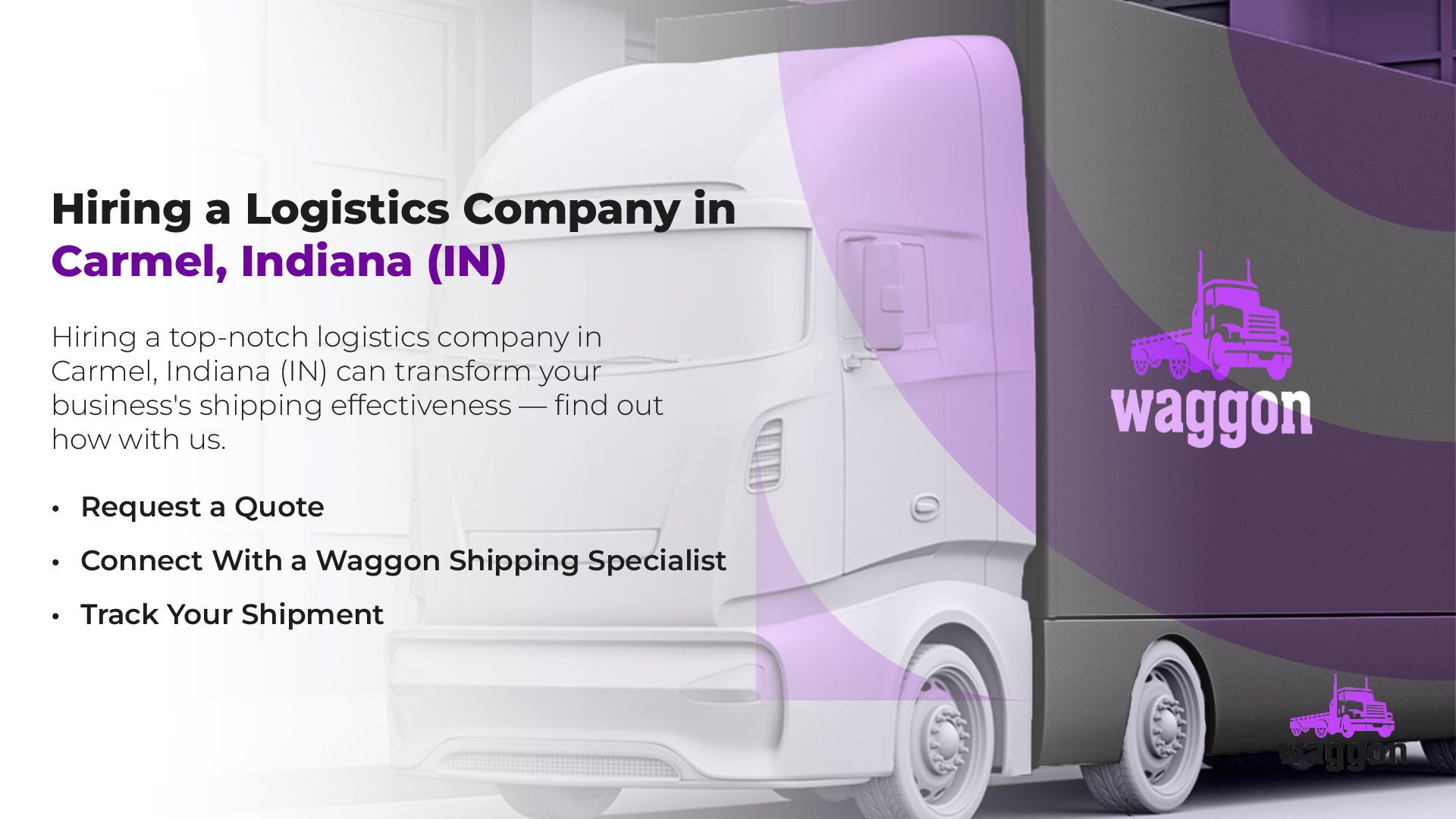 Hiring a Logistics Company in Carmel, Indiana (IN)