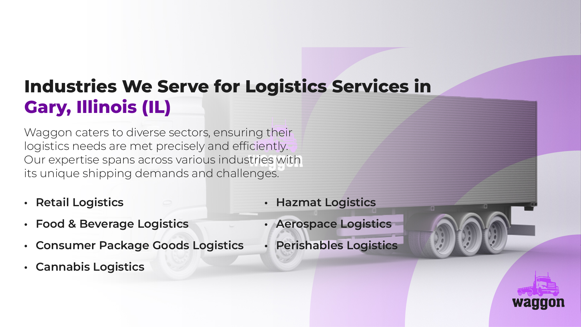 Industries We Serve for Logistics Services in Gary, Indiana (IN)