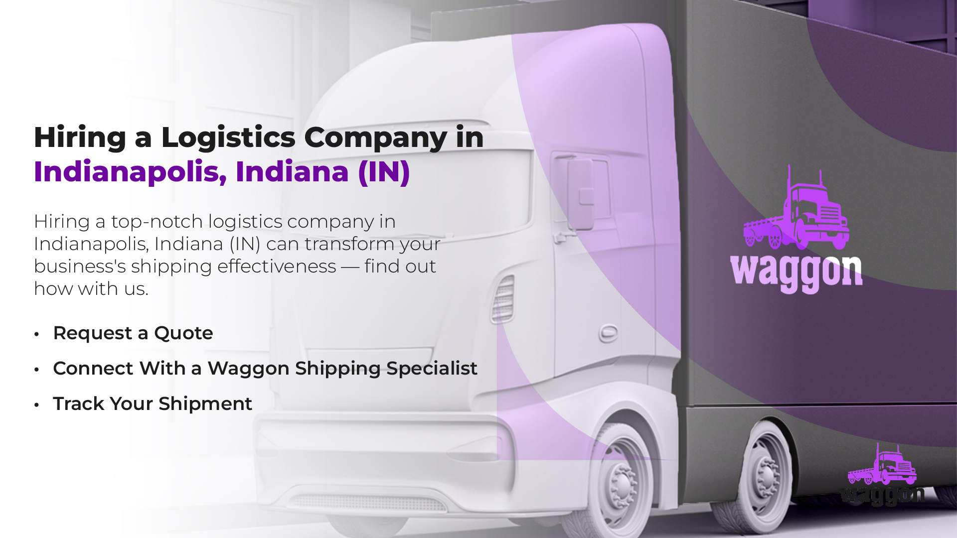 Hiring a Logistics Company in Indianapolis, Indiana (IN)