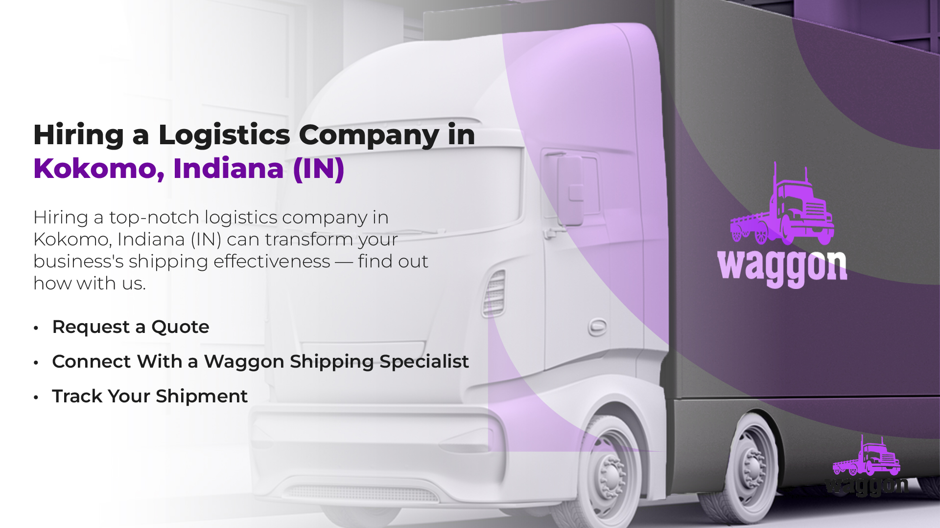 Hiring a Logistics Company in Kokomo, Indiana (IN)