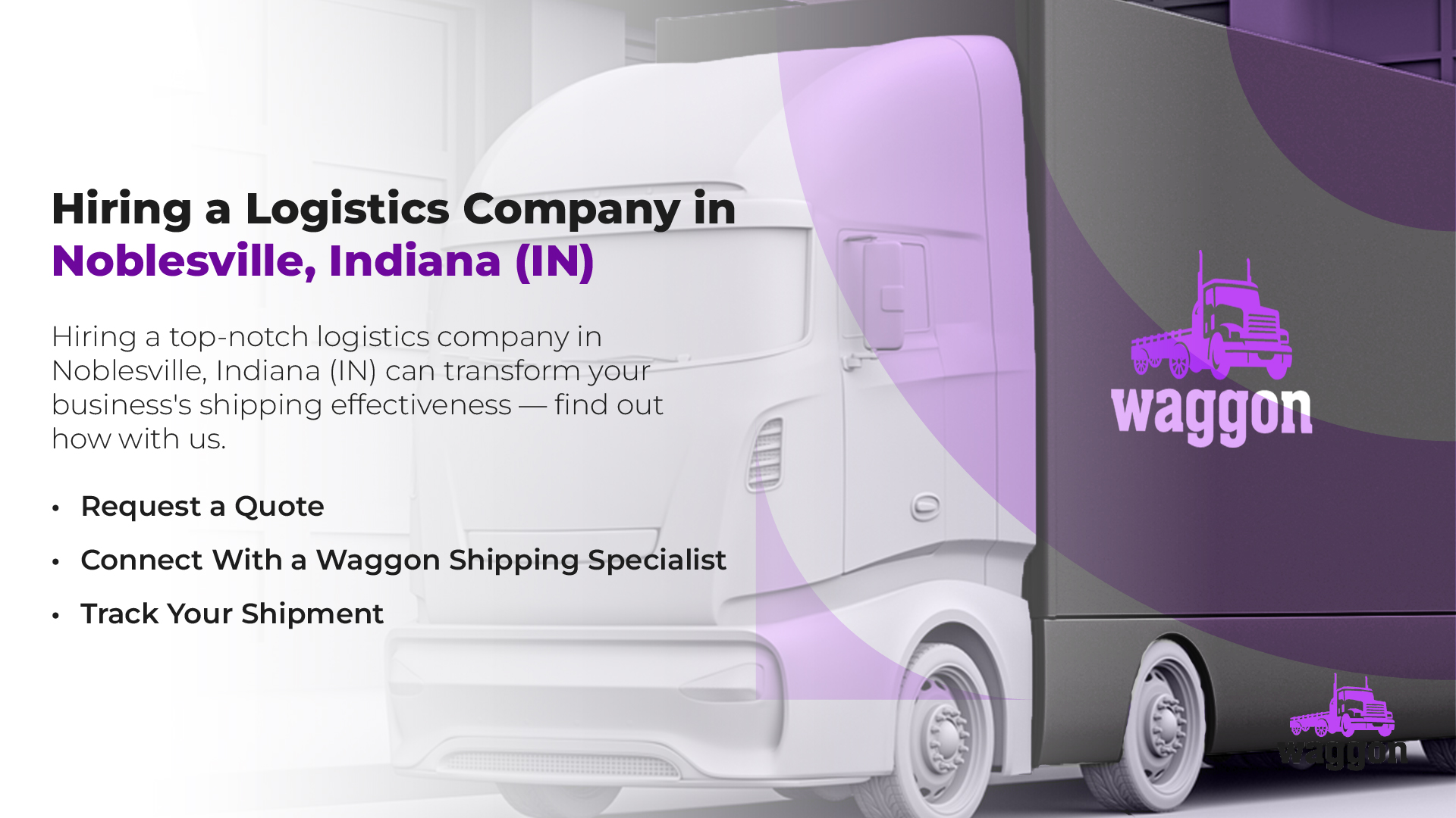 Hiring a Logistics Company in Noblesville, Indiana (IN)