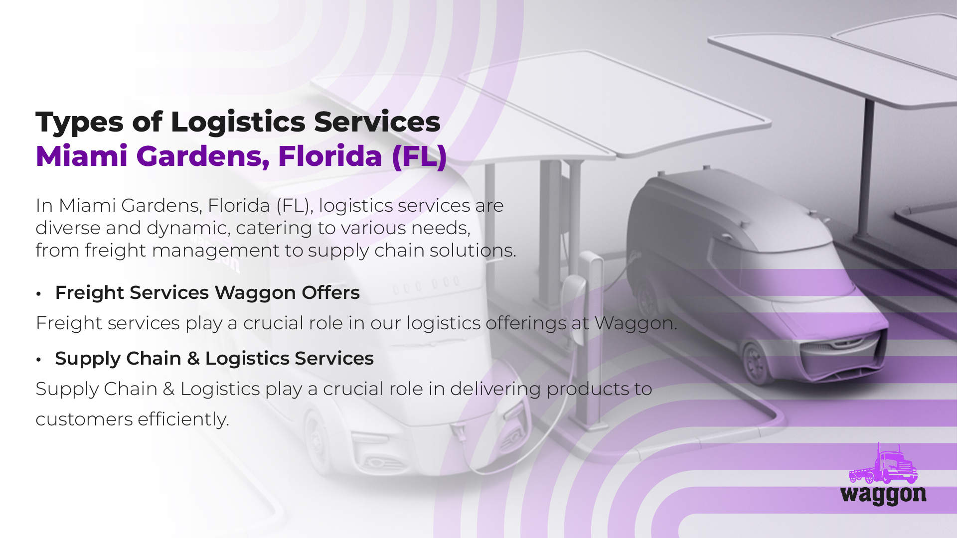 Types of Logistics Services in Miami Gardens, Florida (FL)