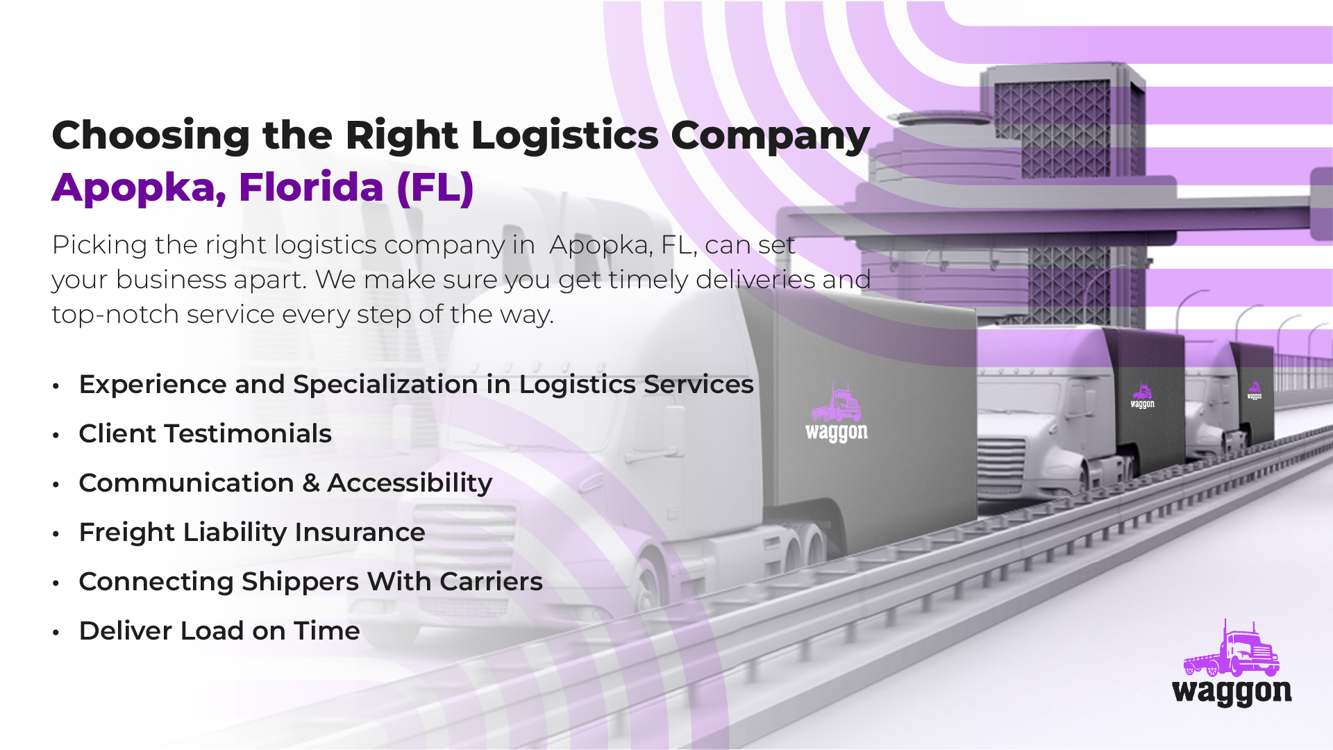 Choosing The Right Logistics Company in Apopka, Florida (FL)