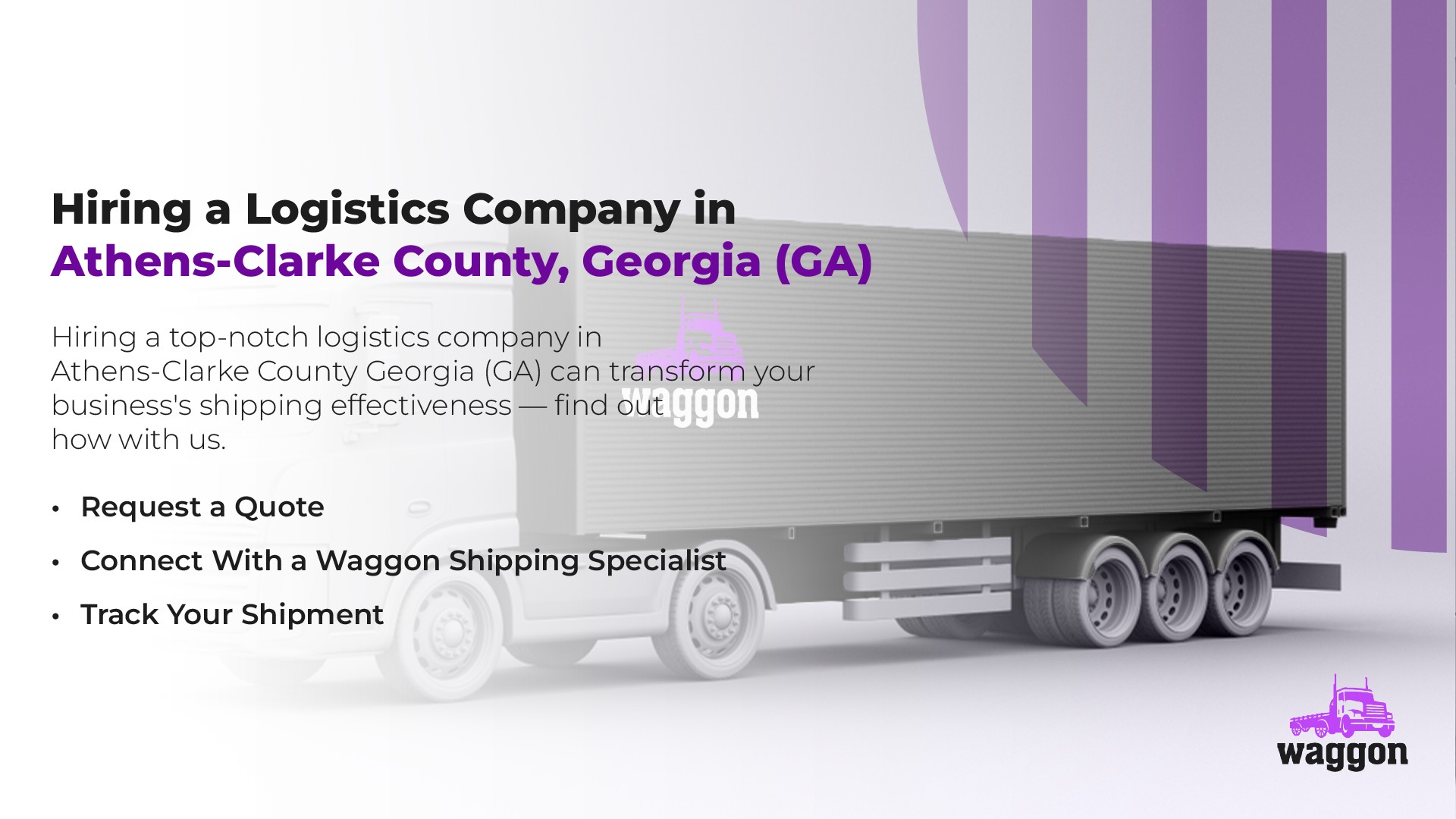 Hiring a Logistics Company in Athens-Clarke County, Georgia (GA)