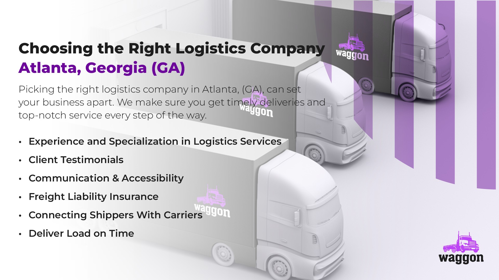 Choosing The Right Logistics Company in Atlanta, Georgia (GA)