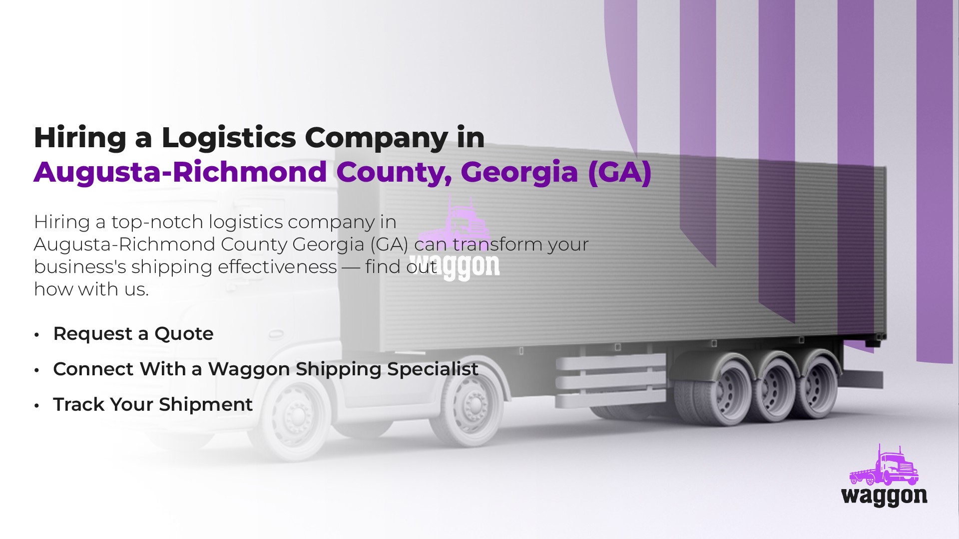 Hiring a Logistics Company in Augusta-Richmond County, Georgia (GA)