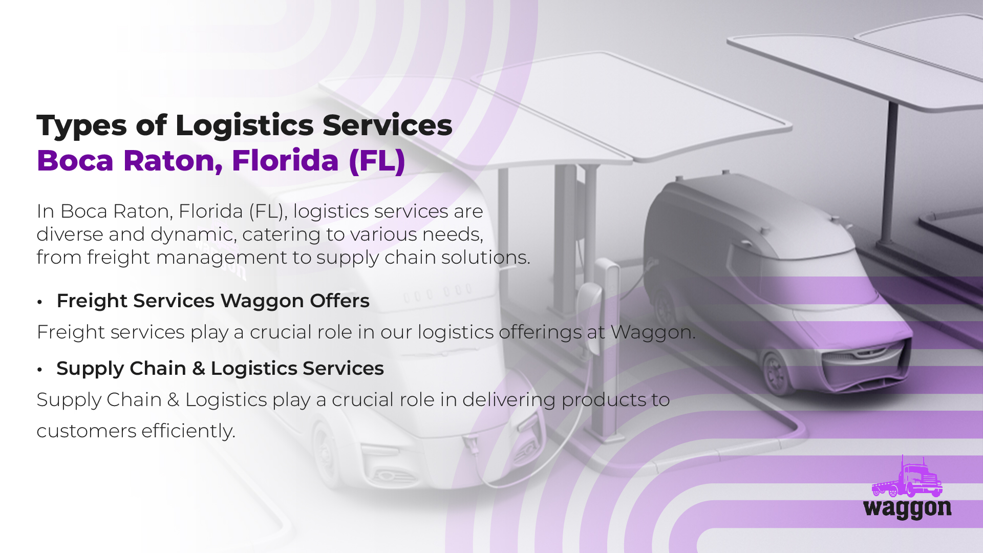 Types of Logistics Services in Boca Raton, Florida (FL)