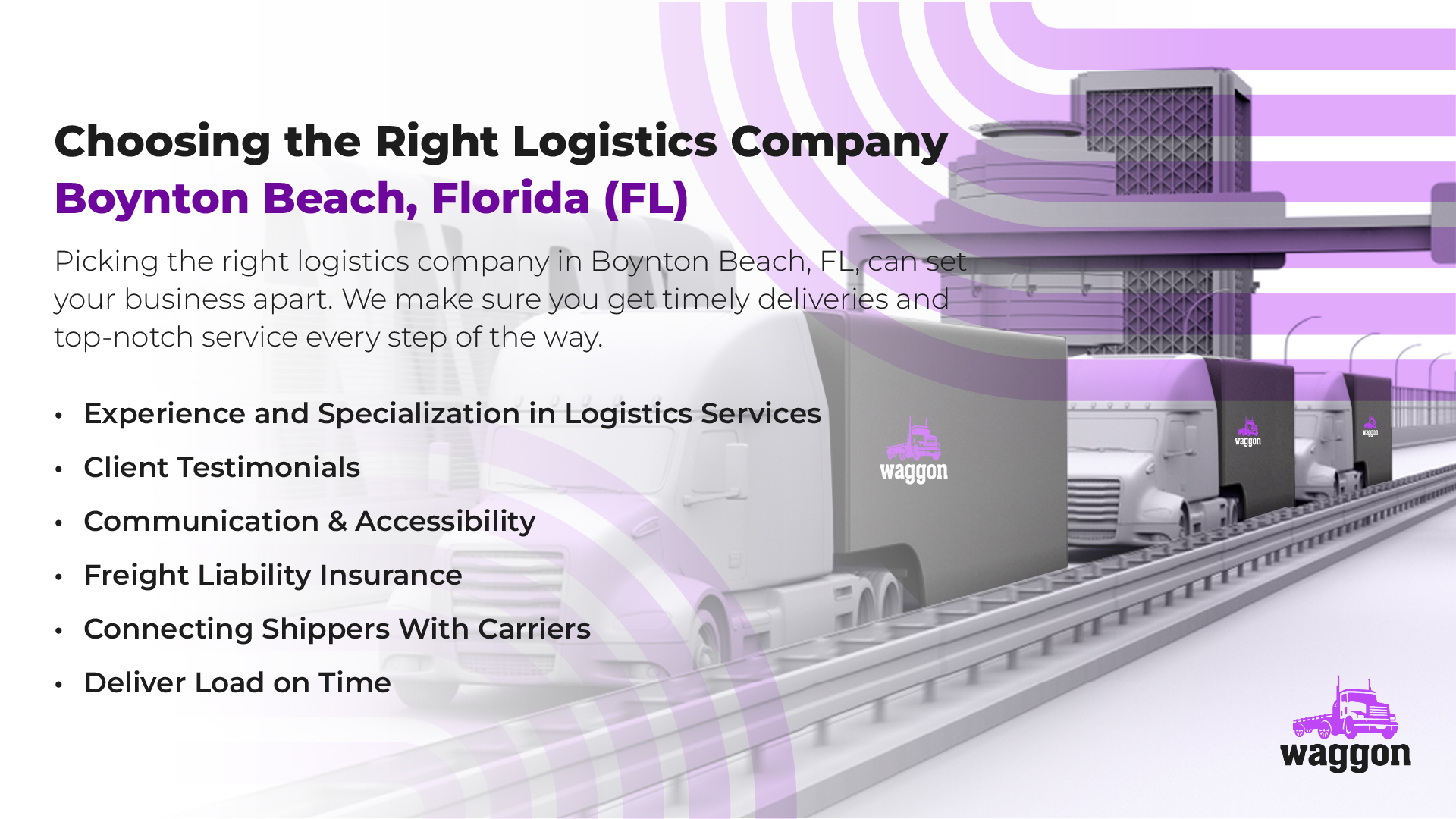 Choosing The Right Logistics Company in Boynton Beach, Florida (FL)