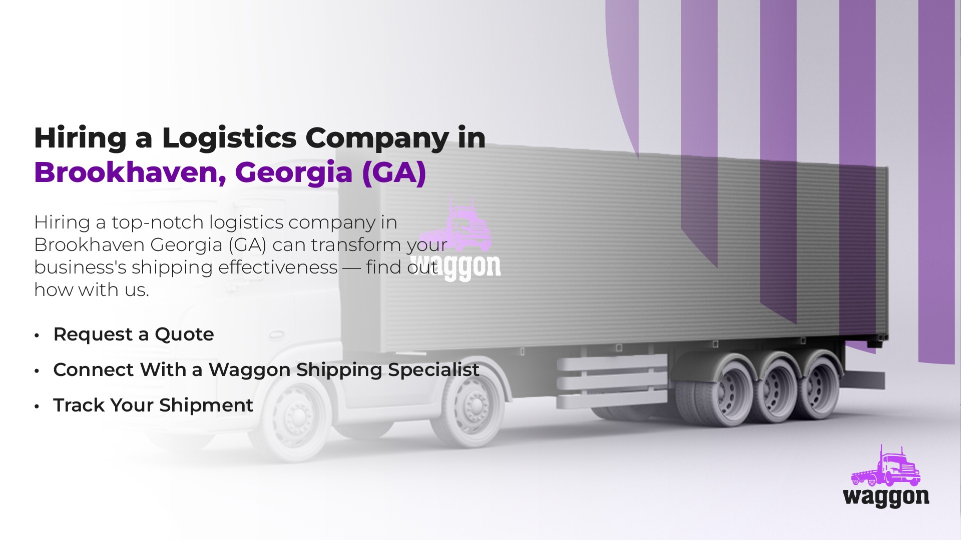 Hiring a Logistics Company in Brookhaven, Georgia (GA)